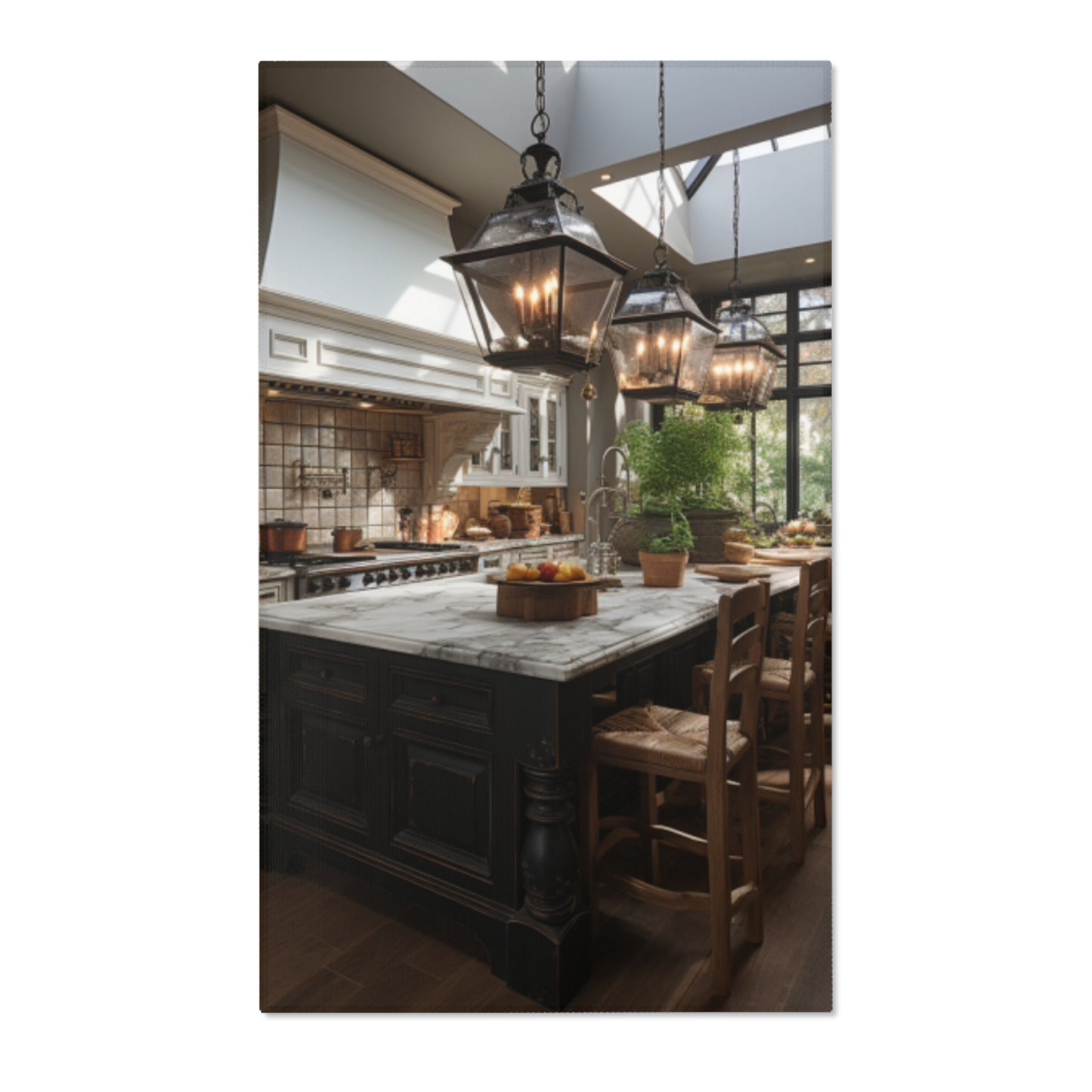 French Country Kitchen Area Rug