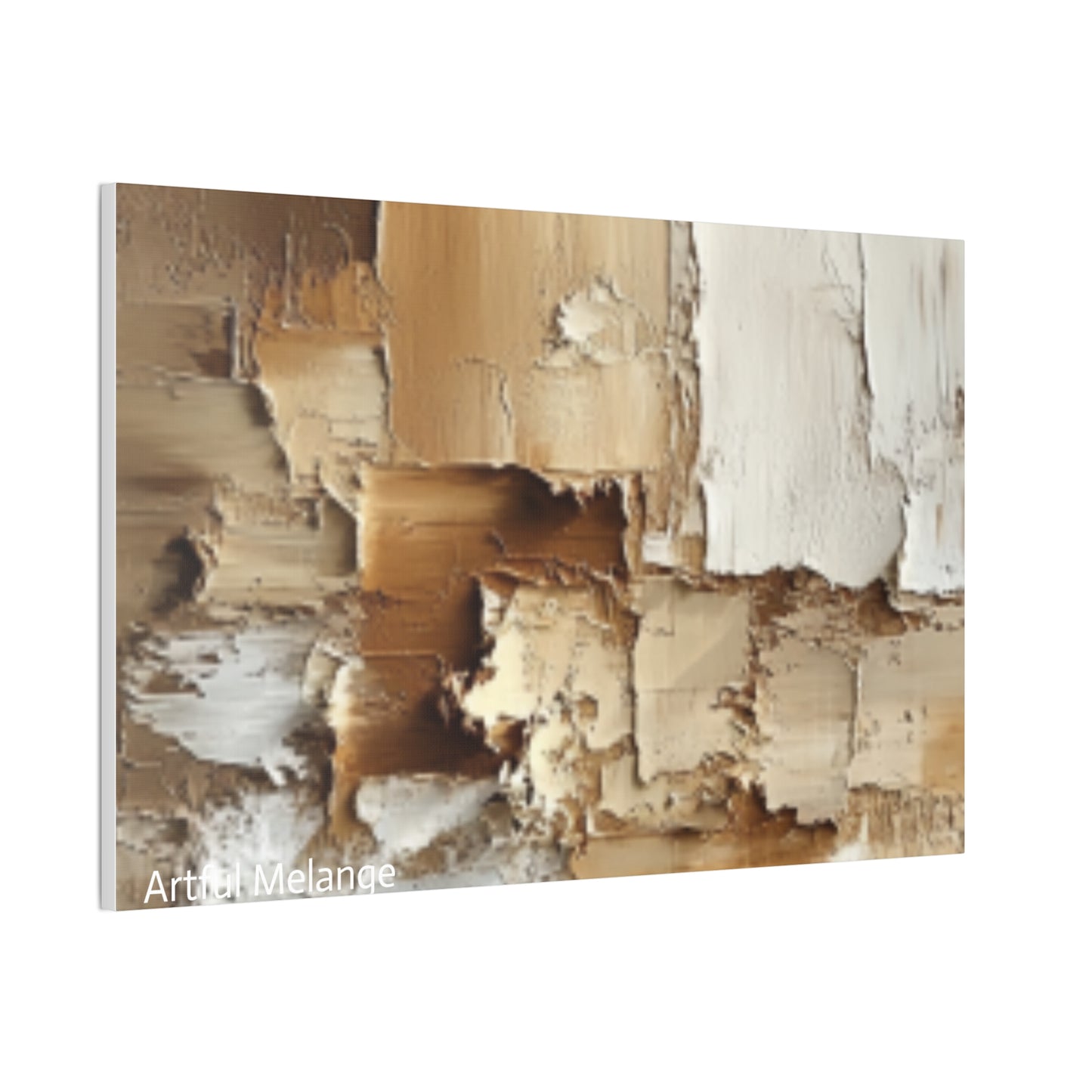 Acrylic Abstract Canvas Print - Richly Textured Artistry