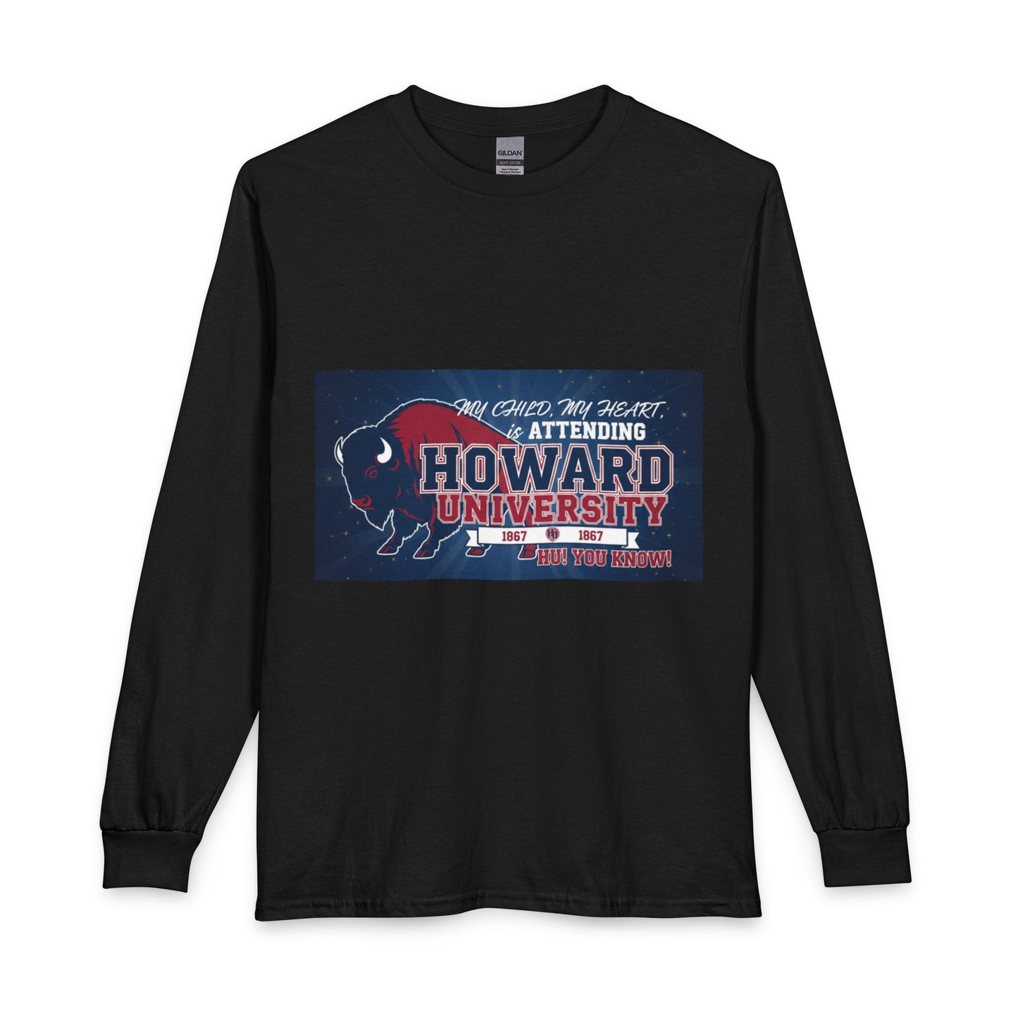 Howard University Pride Family Statement/Unisex Long Sleeve T-Shirt 6