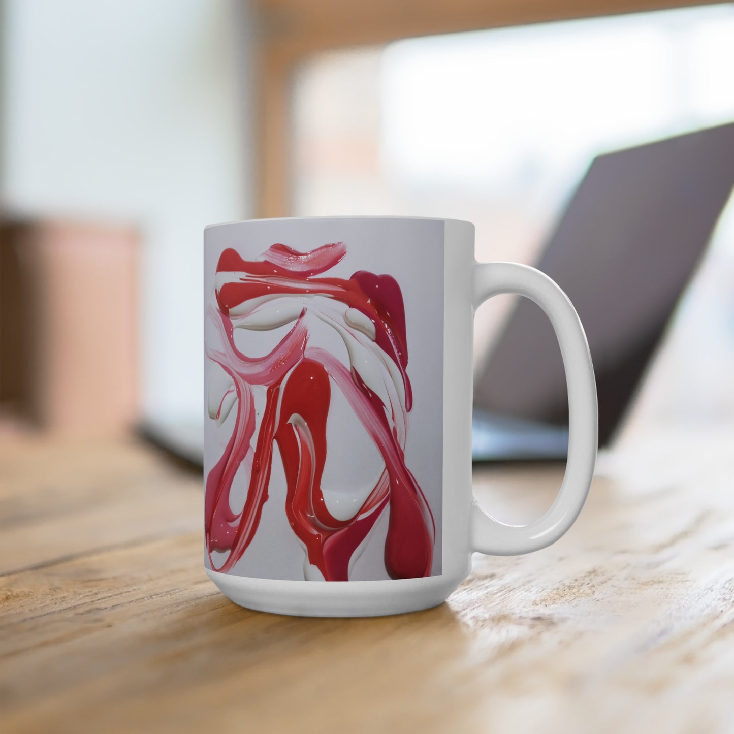 Artsy Abstract Ceramic Mug 15oz