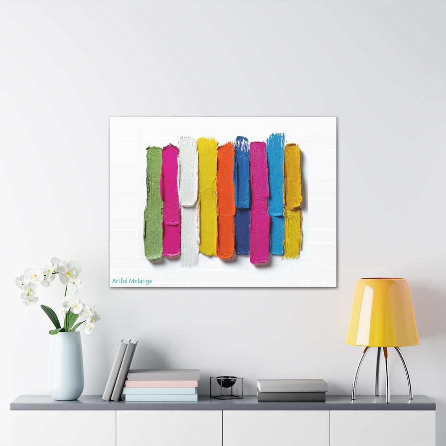 Acrylic Abstract Canvas Print - Richly Textured Artistry