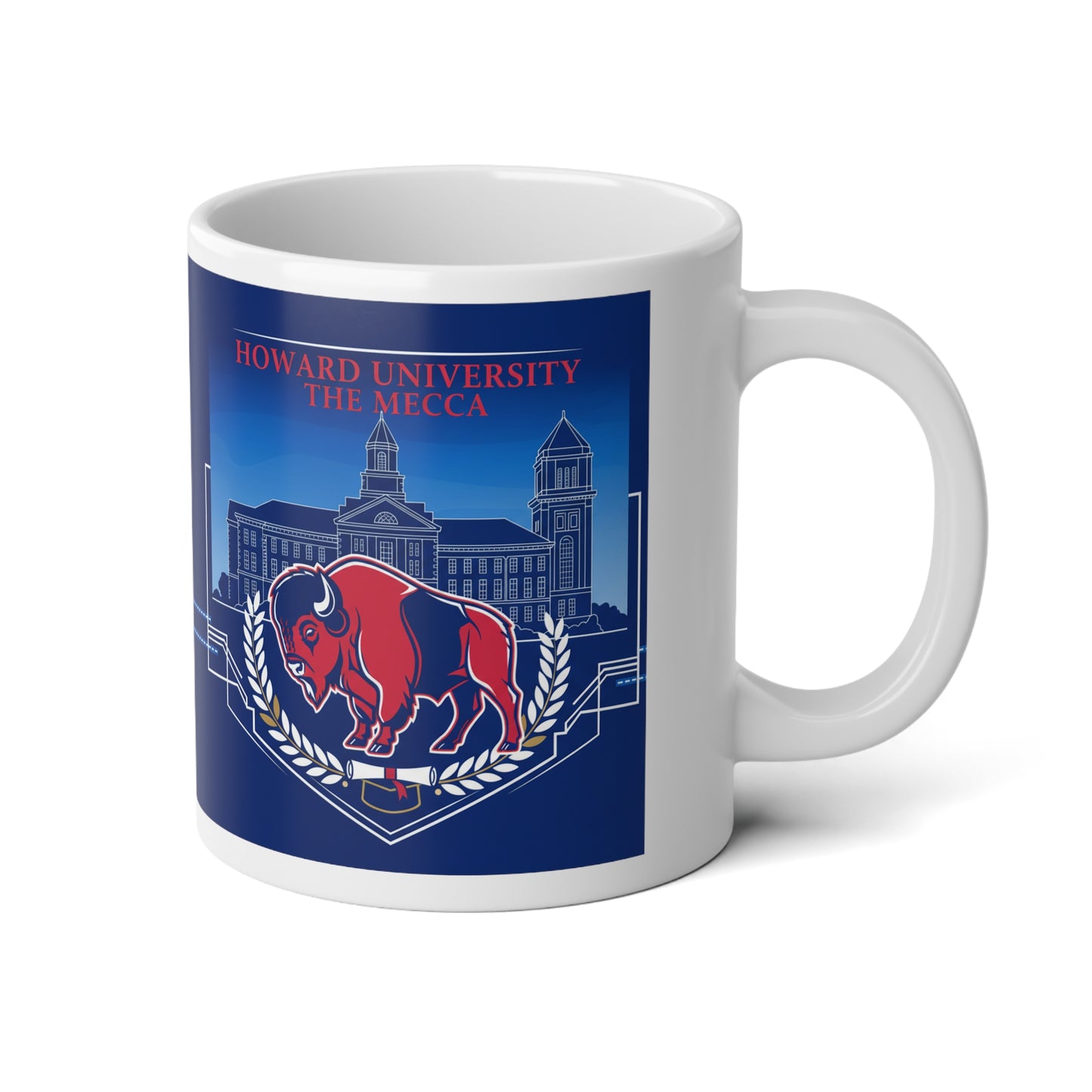 Howard Bison Heritage Mug – The Mecca Jumbo Mug 2, 20oz