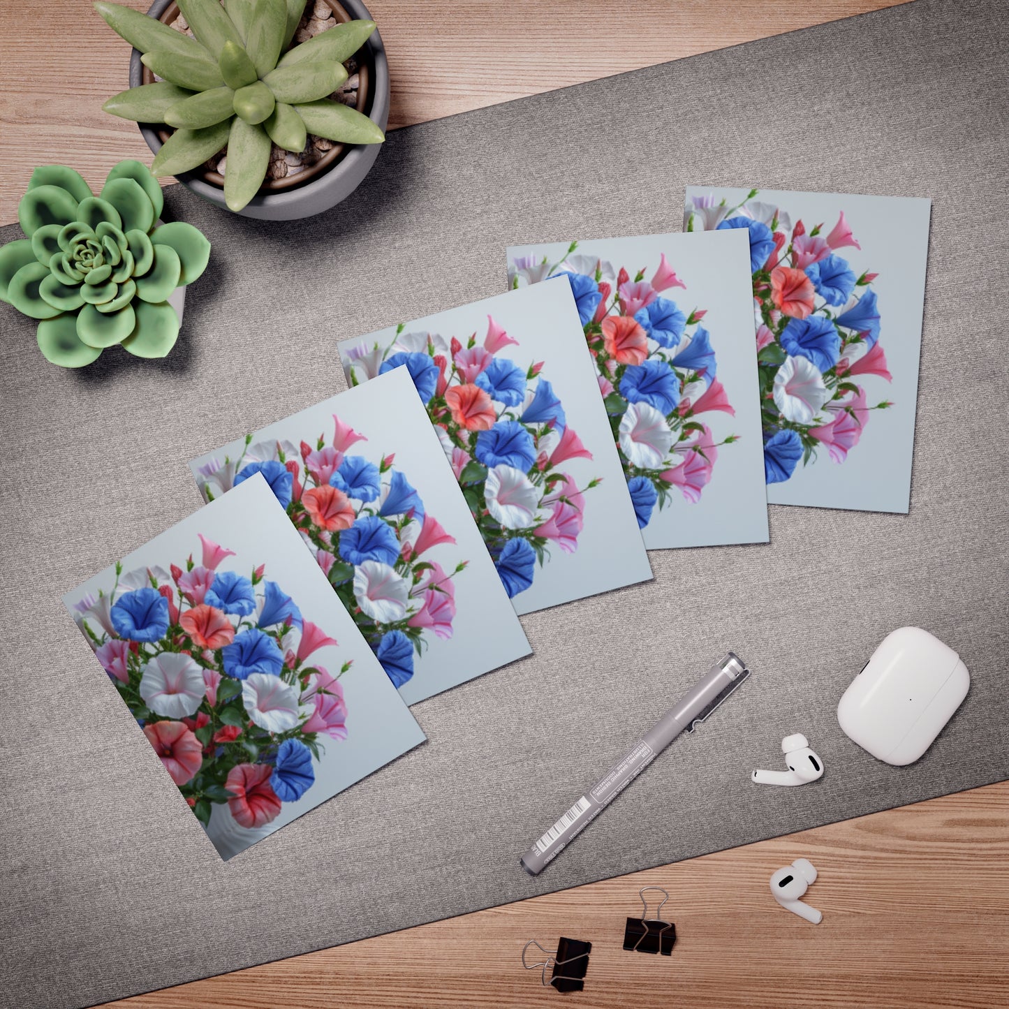 Blossoming Love Mother's Day Note Card Set(5-Pack)