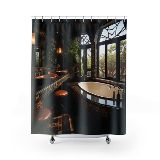 Heritage Tapestry Afro Centric   Shower Curtain
