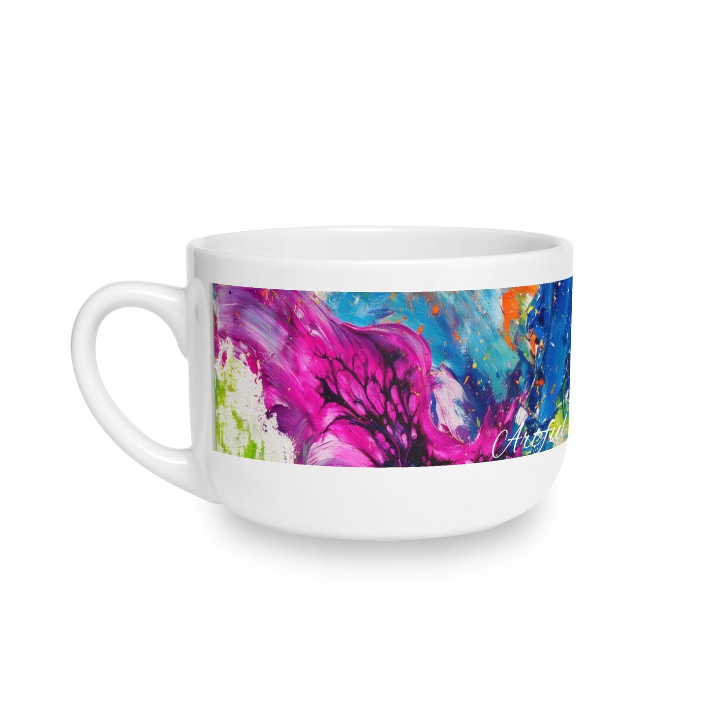 ChromaSoul™ Abstract Latte Mug Collection, 25oz
