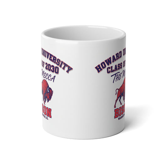 Howard University Class of 2030 Mug 2 – Welcome the Legacy,Celebrate the Future,Jumbo Mug, 20oz