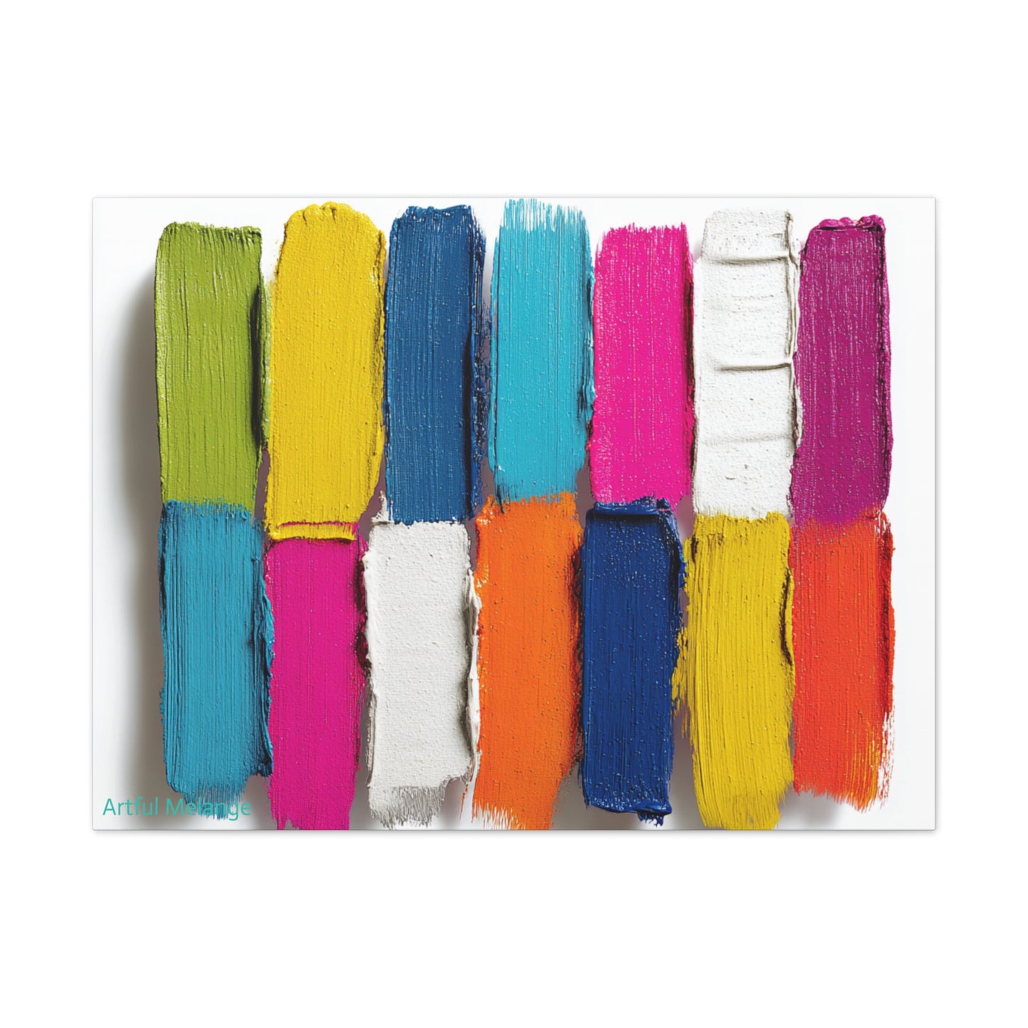 Acrylic Abstract Canvas Print - Richly Textured Artistry