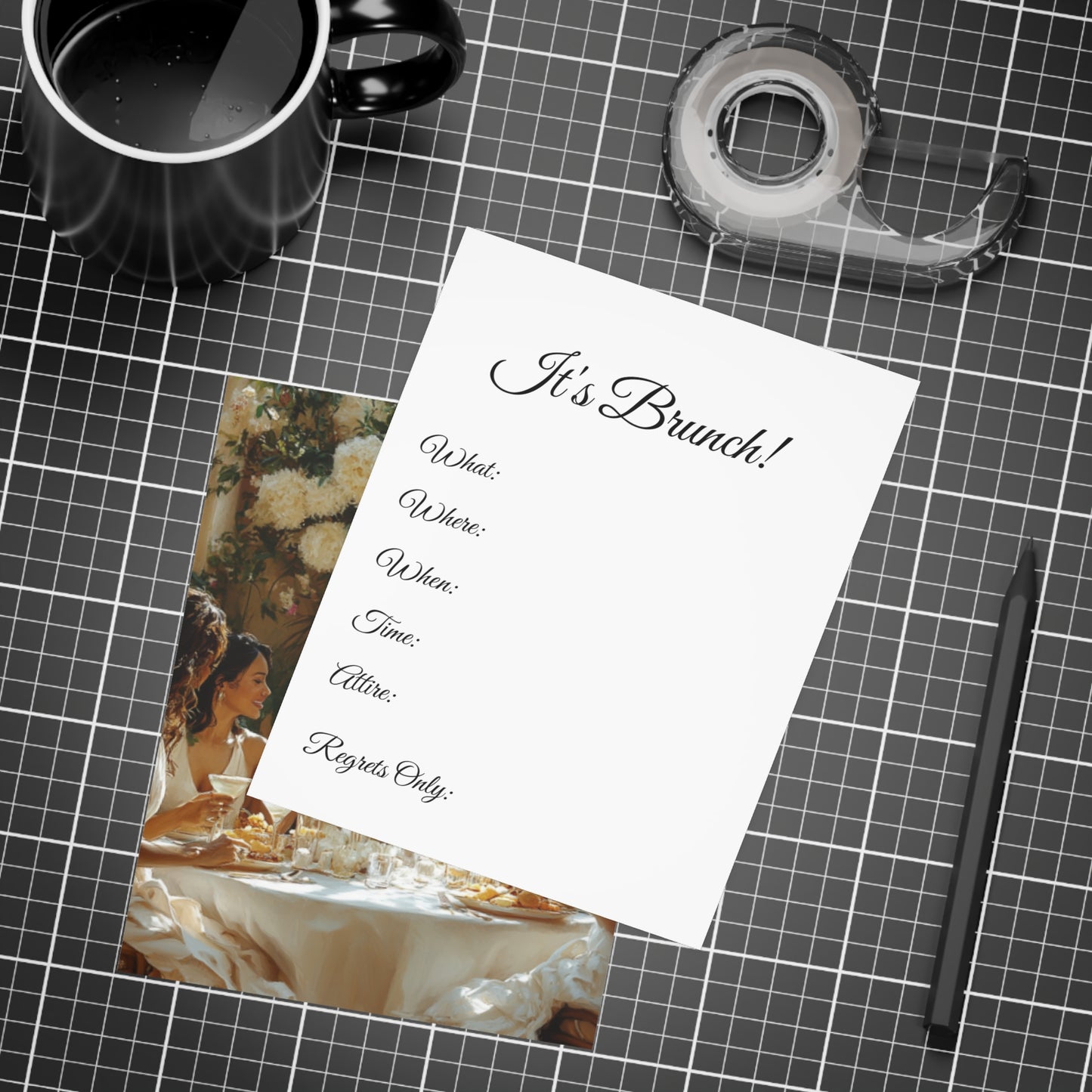 Brunch and Bliss  Invitation Bundles (envelopes included)