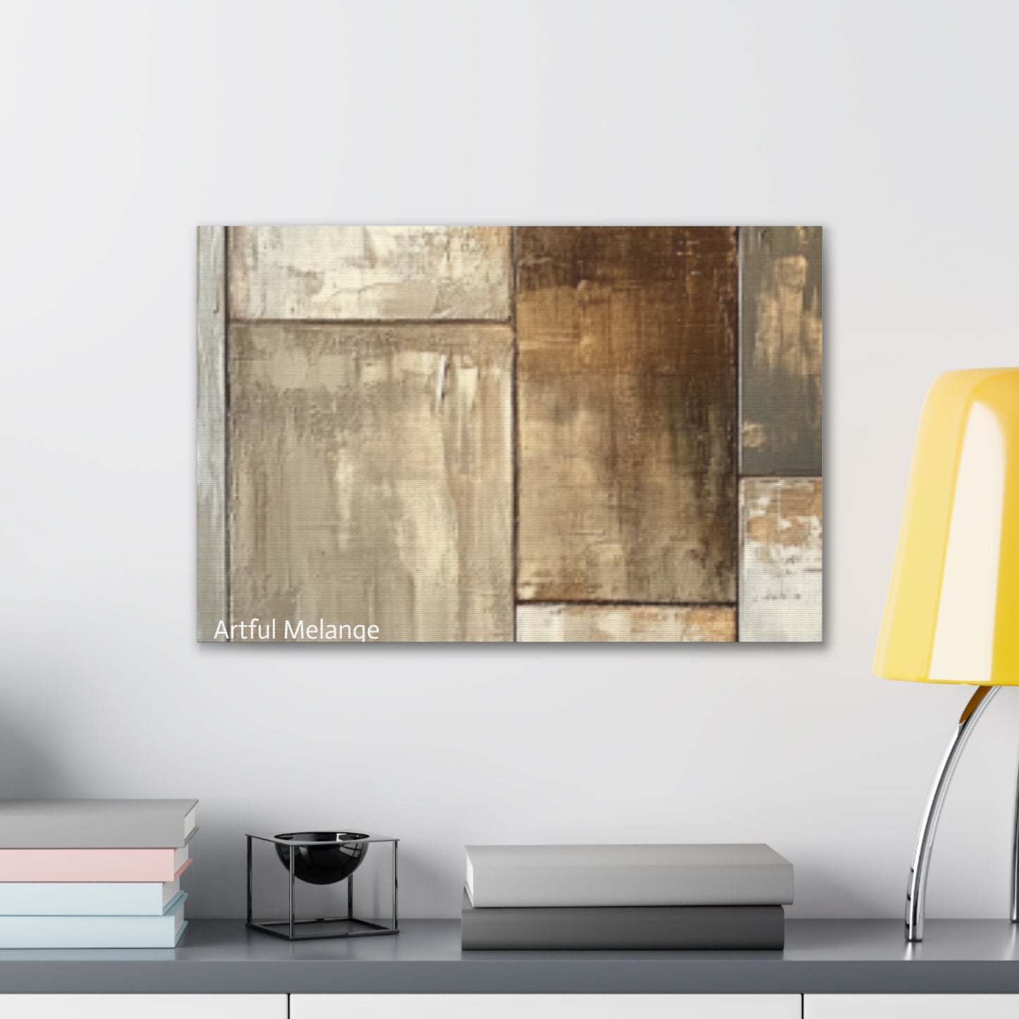 Acrylic Abstract Canvas Print - Richly Textured Artistry