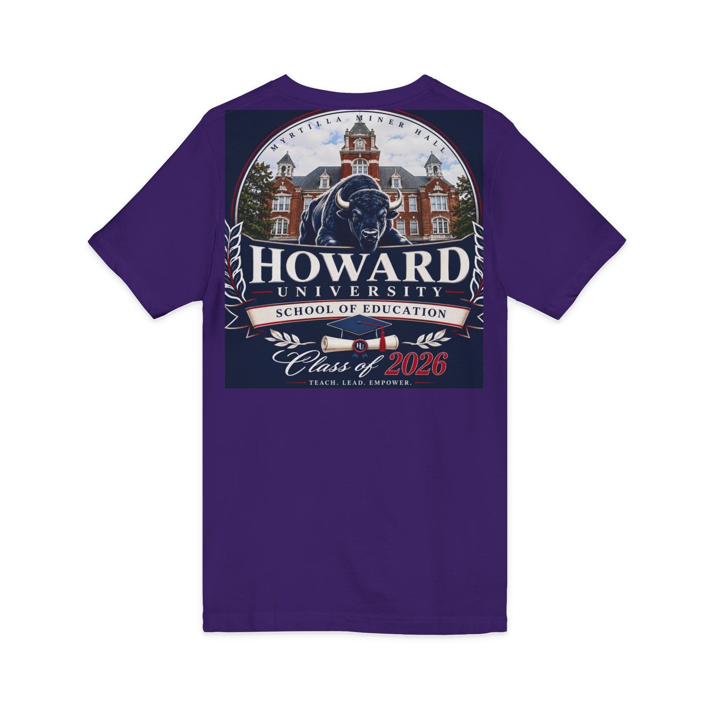 Howard University Class of 2026 Unisex V-Neck T-Shirt | The Mecca Incoming Class Tee