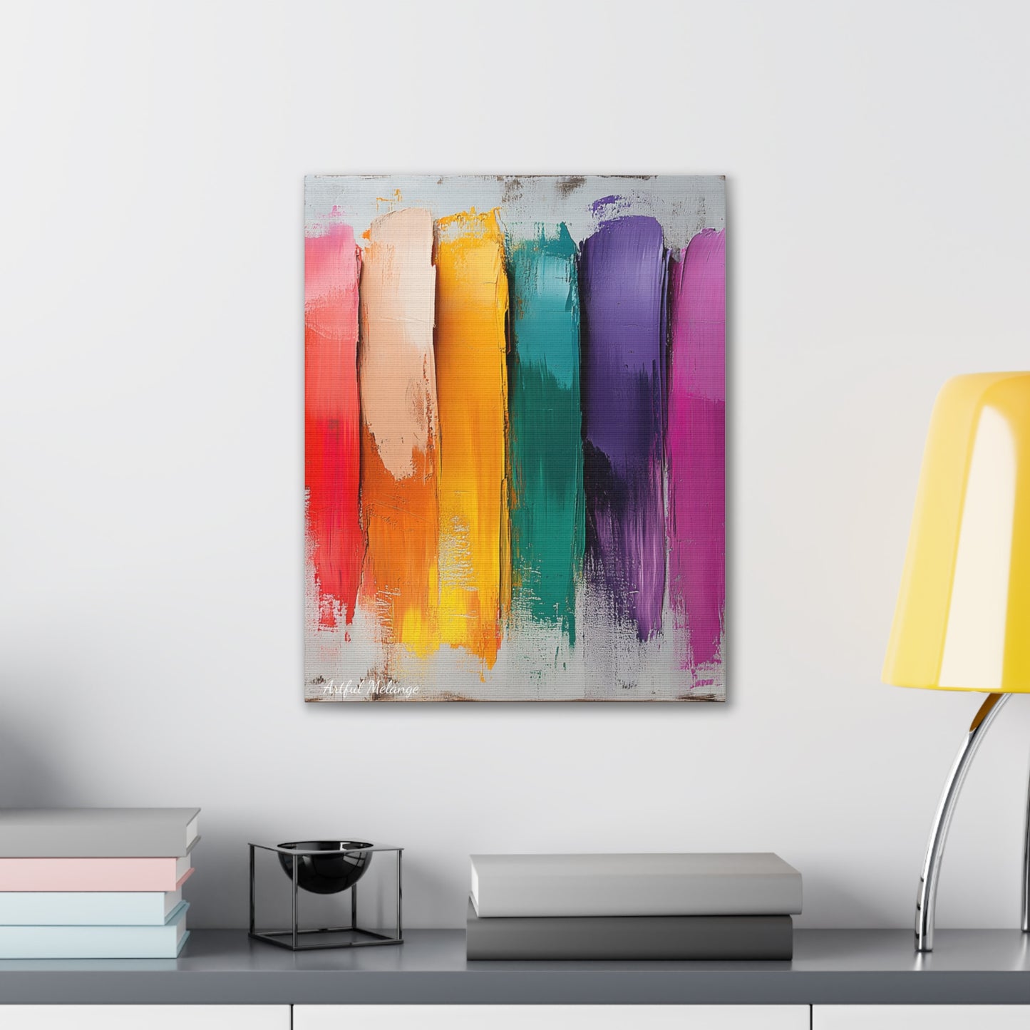 Acrylic Abstract Canvas Print - Richly Textured Artistry