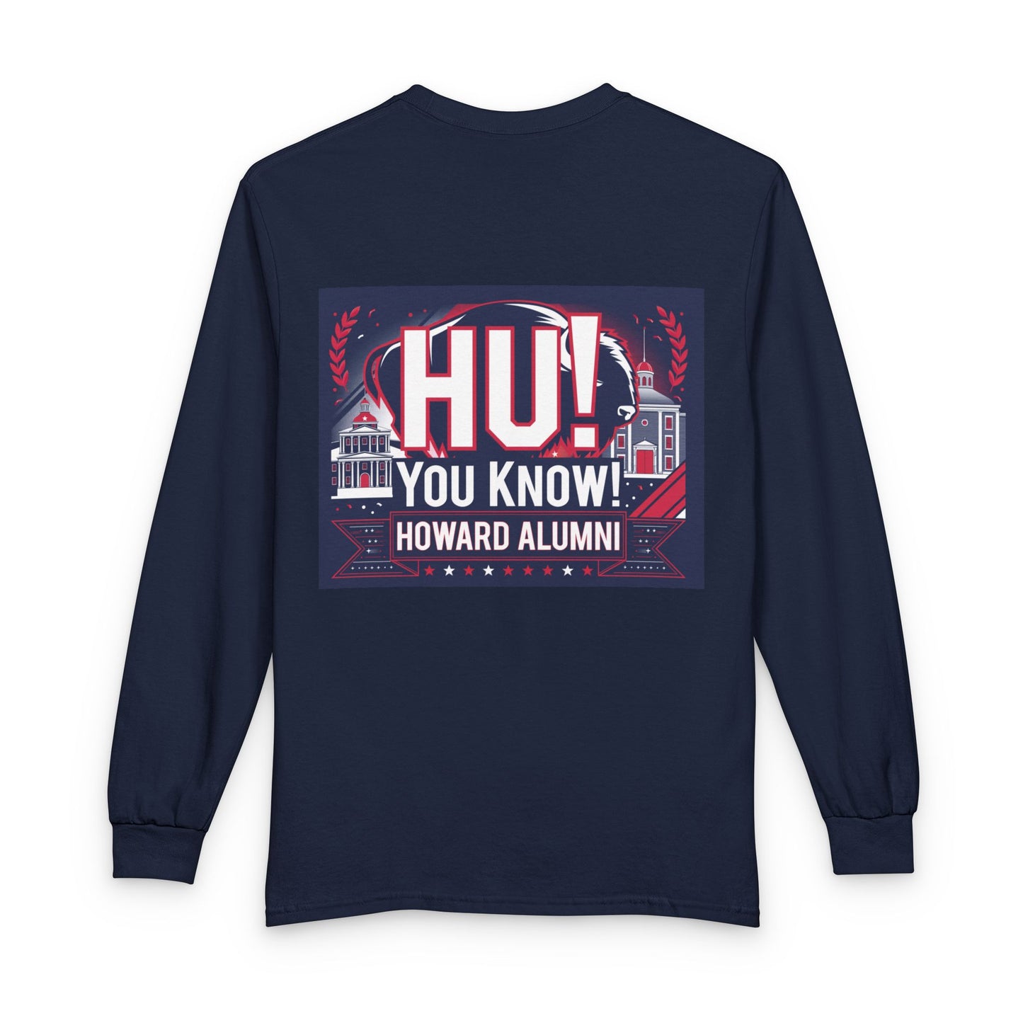 Howard University Heritage Reserve/Unisex Long Sleeve T-Shirt 3