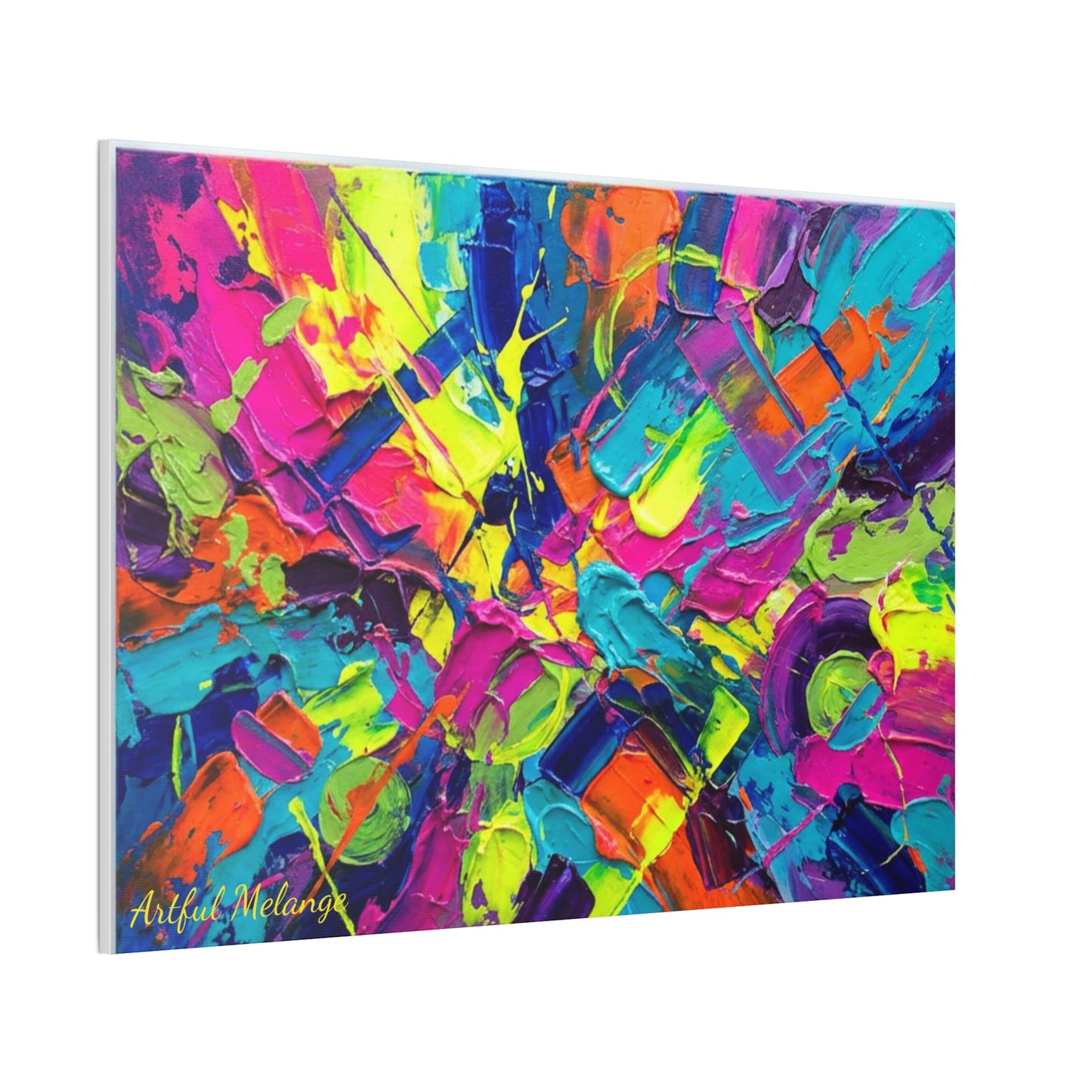 Acrylic Abstract Canvas Print - Richly Textured Artistry