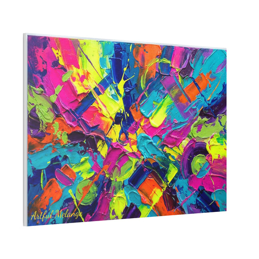 Acrylic Abstract Canvas Print - Richly Textured Artistry