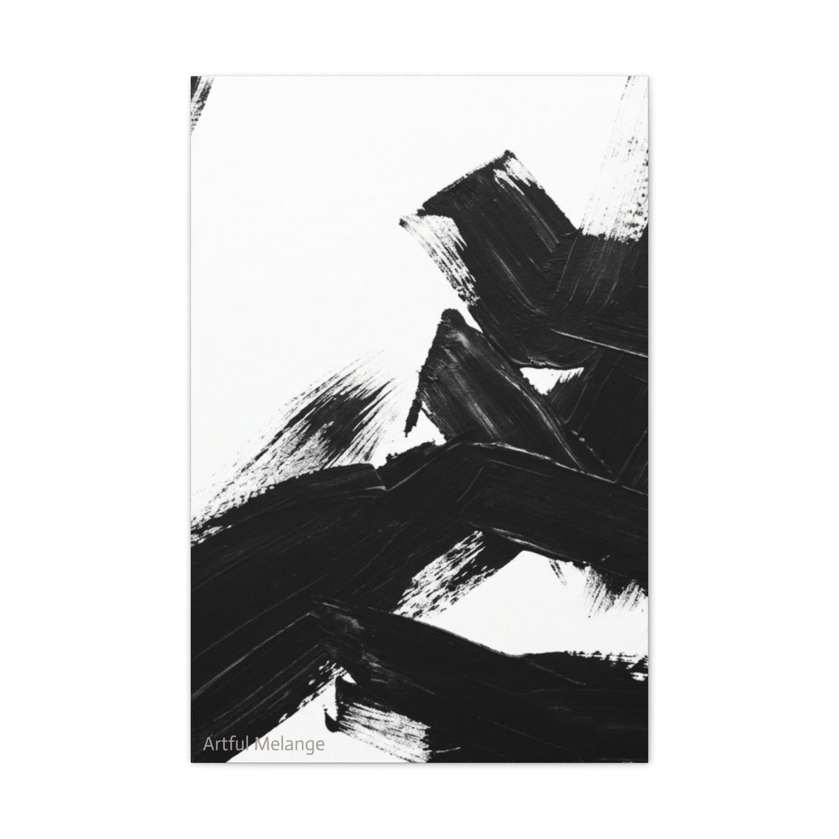 Acrylic Abstract Canvas Print - Richly Textured Artistry