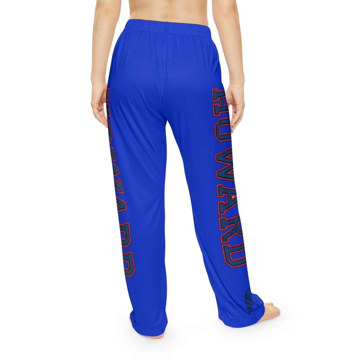Howard-Inspired Women’s Pajama Pants | HBCU Lounge Bottoms/ Blue