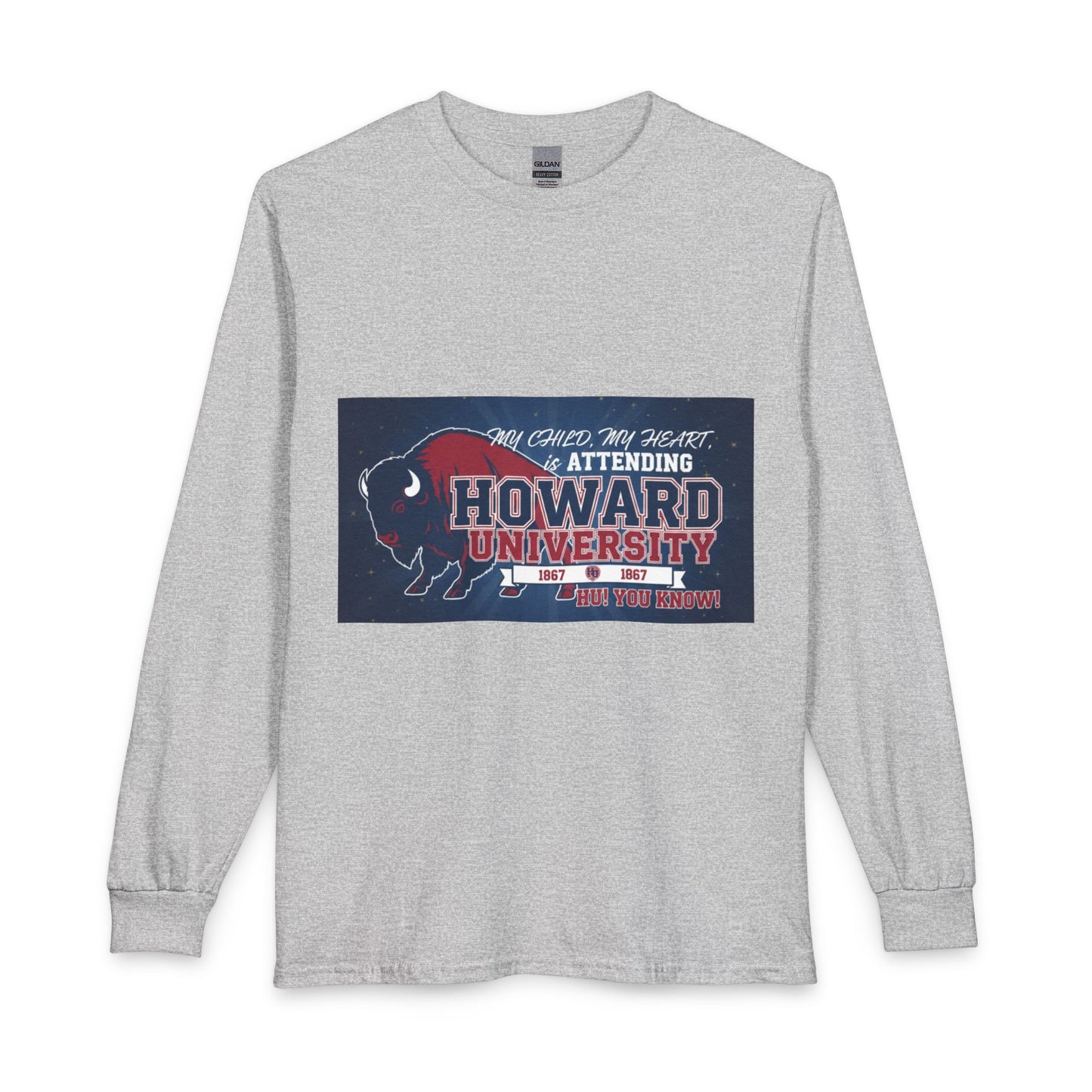 Howard University Pride Family Statement/Unisex Long Sleeve T-Shirt 6