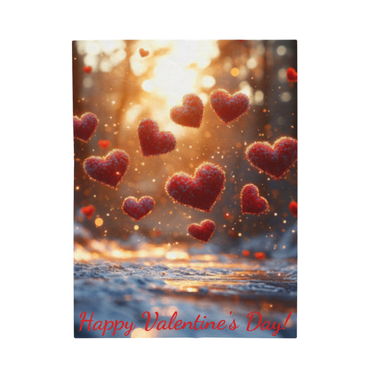 Velveteen Plush Valentine's Day Blanket 11
