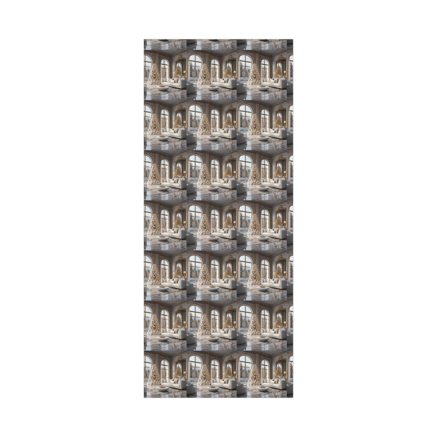 Elegant Gold and White Holiday Wrapping Paper Collection – Elevate Your Gifts with Sophisticated Style