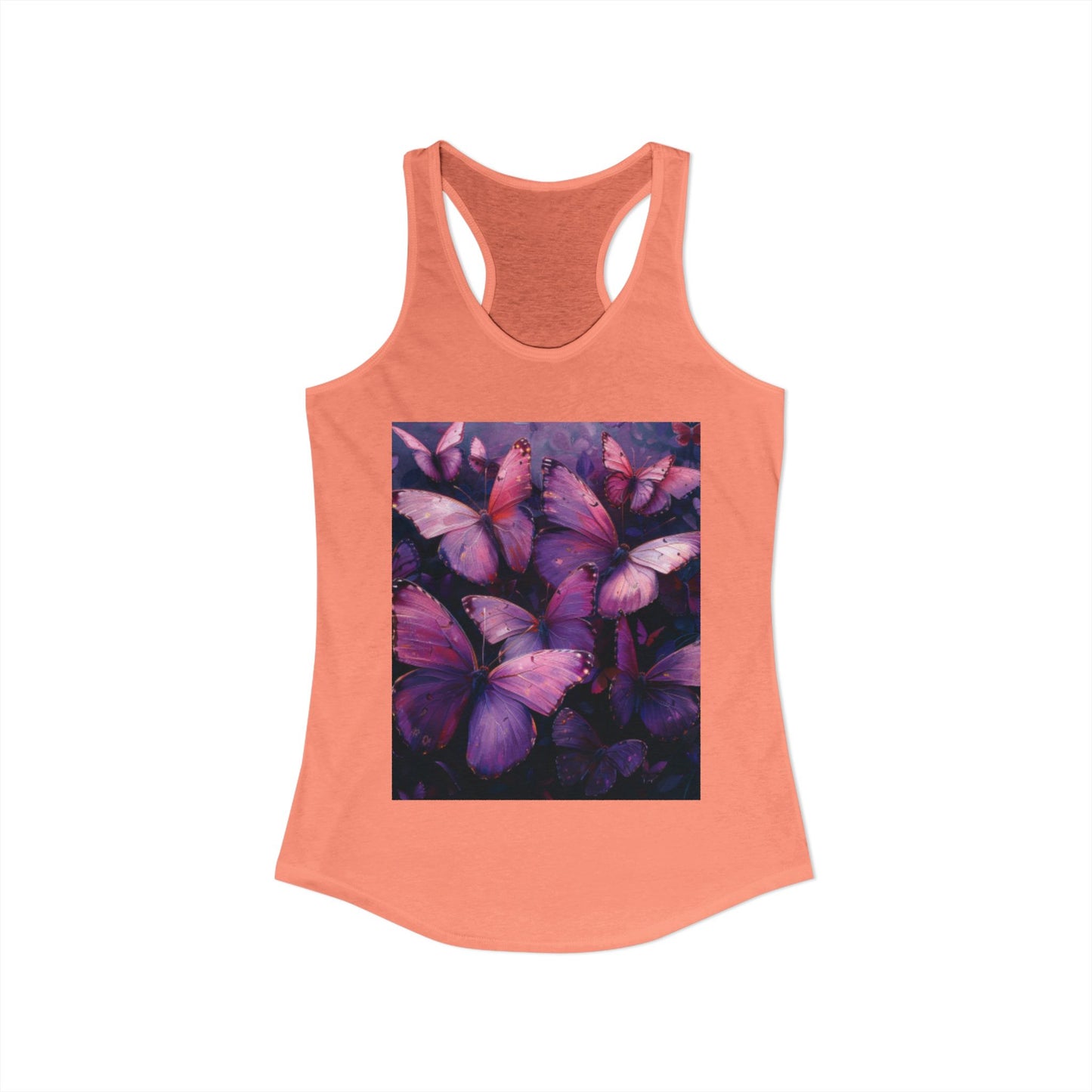 Flutter & Flow | Women's Razorback White T-Shirts with Artistic Butterflies 3