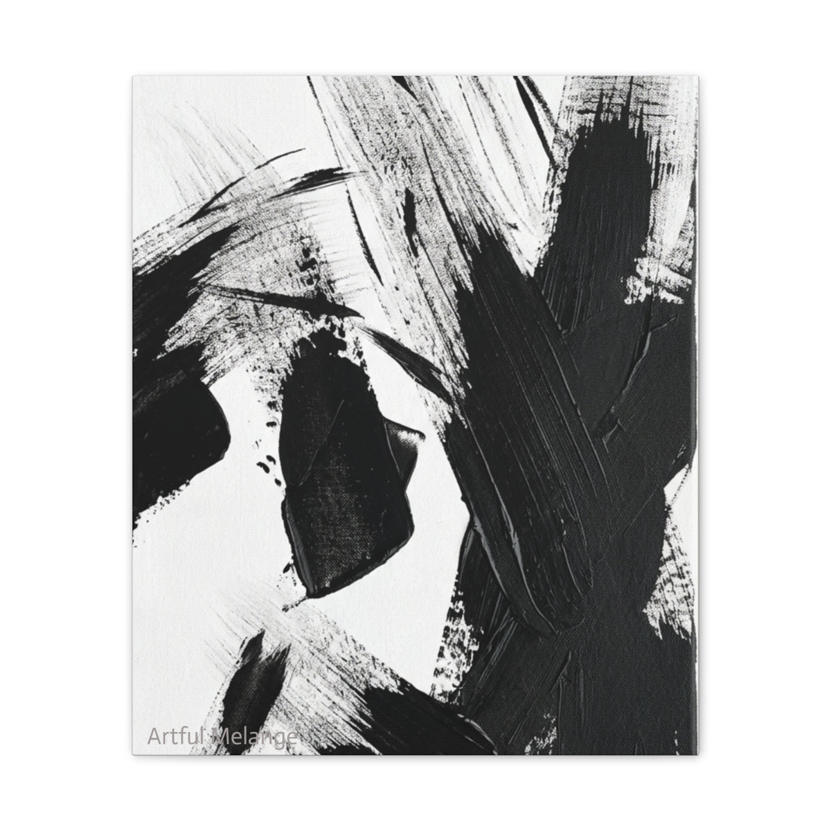 Acrylic Abstract Canvas Print - Richly Textured Artistry