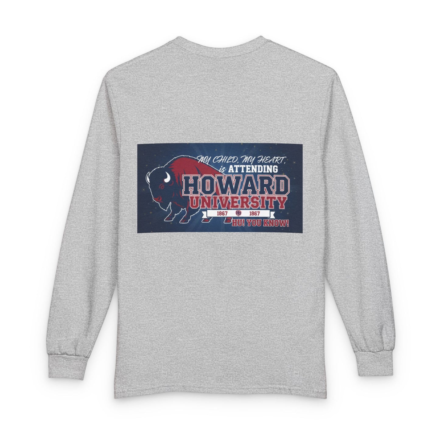 Howard University Pride Family Statement/Unisex Long Sleeve T-Shirt 6