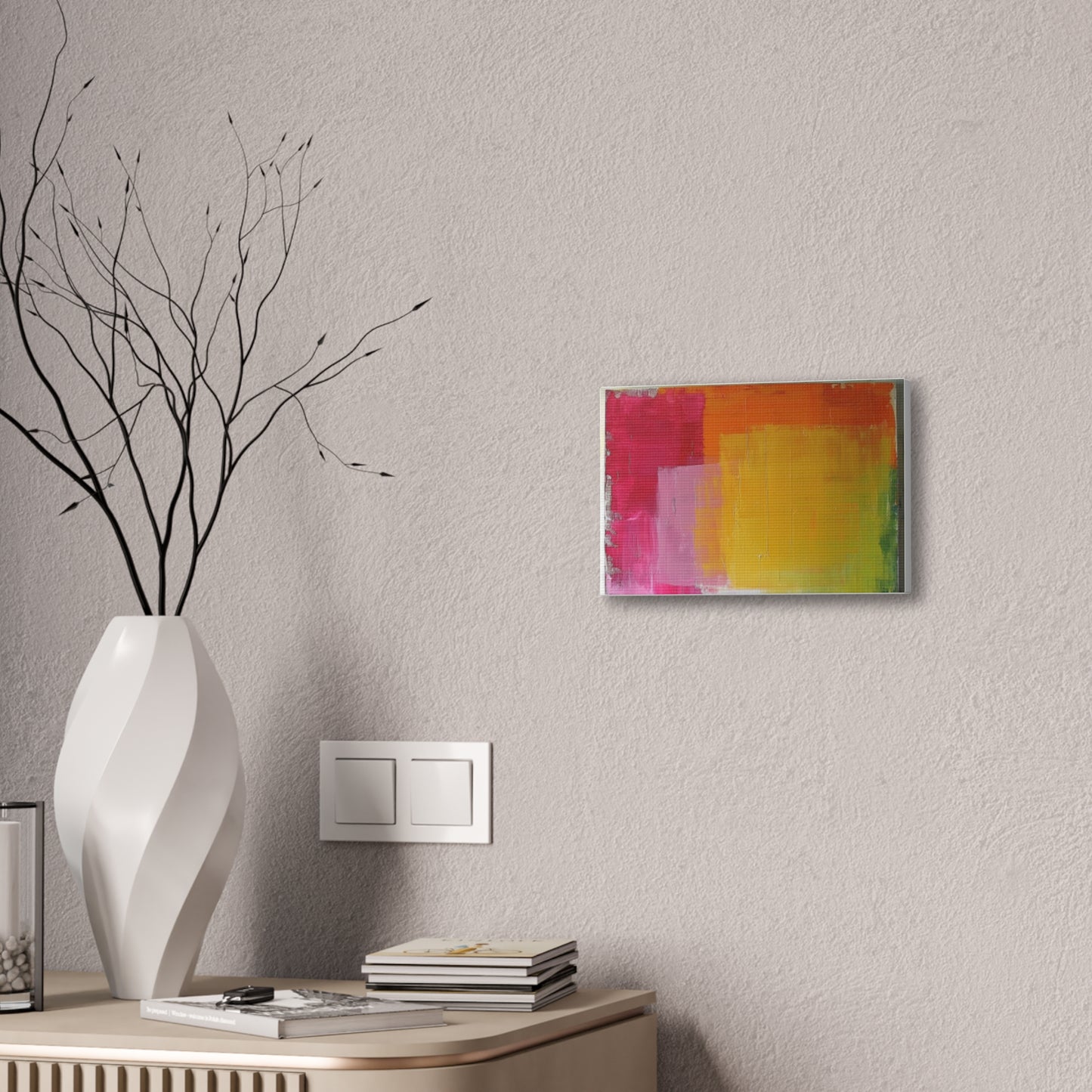 Primary Elegance: A Symphony of Sophistication Canvas Print