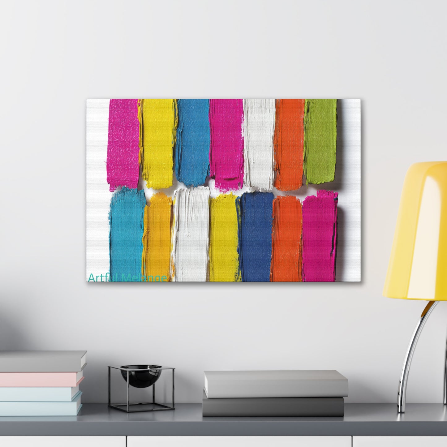 Acrylic Abstract Canvas Print - Richly Textured Artistry