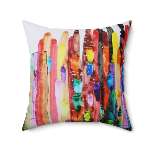 Artistic Abstractions: Abstract Acrylic Art Pillows Collection