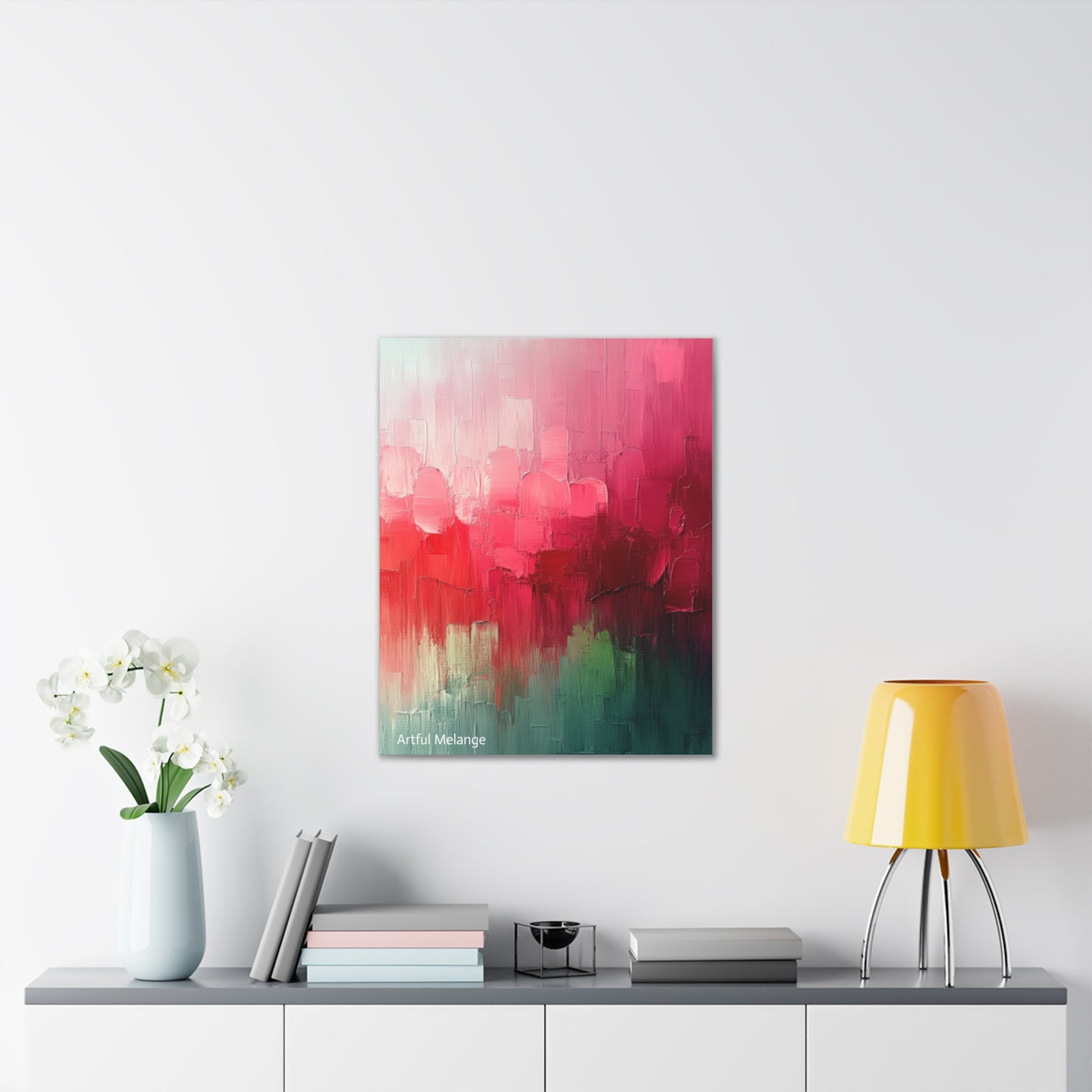 Acrylic Abstract Canvas Print - Richly Textured Artistry