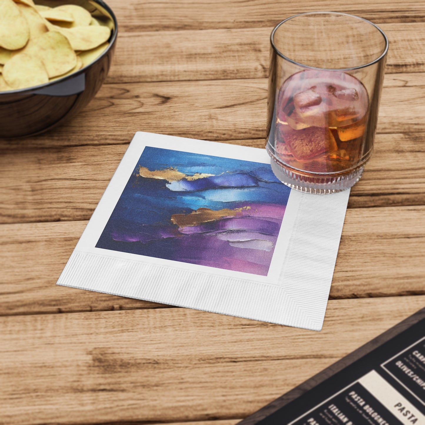 ChromaBlend™ Artistry Abstract Art Napkins”