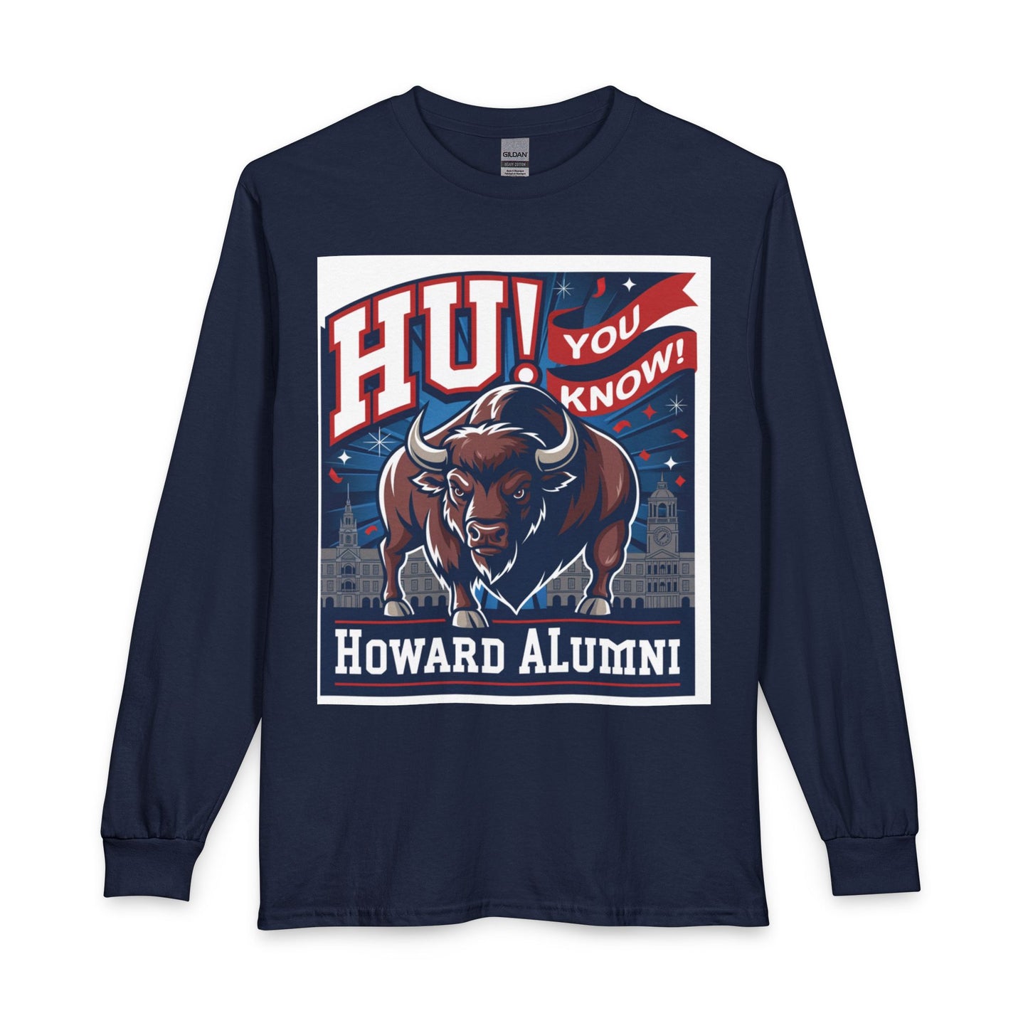 Howard University Heritage Reserve/Unisex Long Sleeve T-Shirt 5