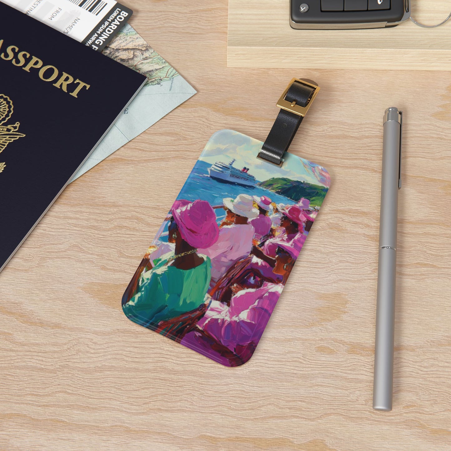 Art Voyage Sisters That Travel Luggage Tag Collection