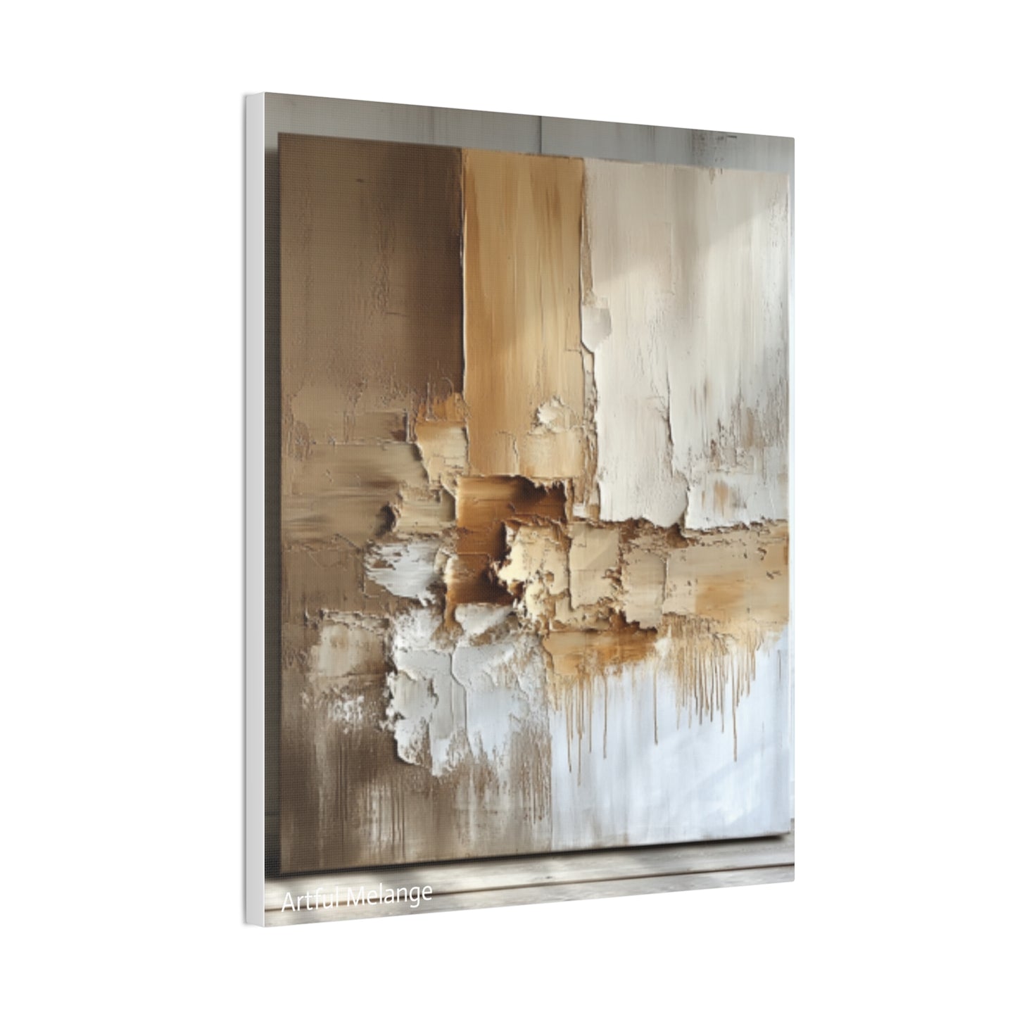 Acrylic Abstract Canvas Print - Richly Textured Artistry