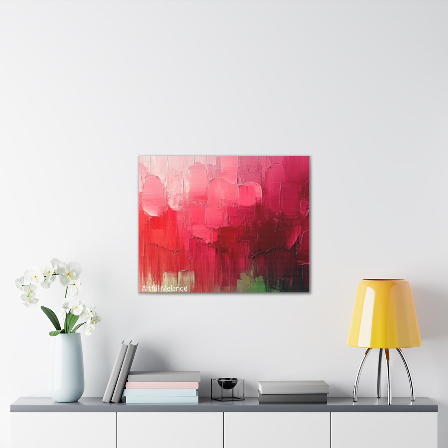 Acrylic Abstract Canvas Print - Richly Textured Artistry