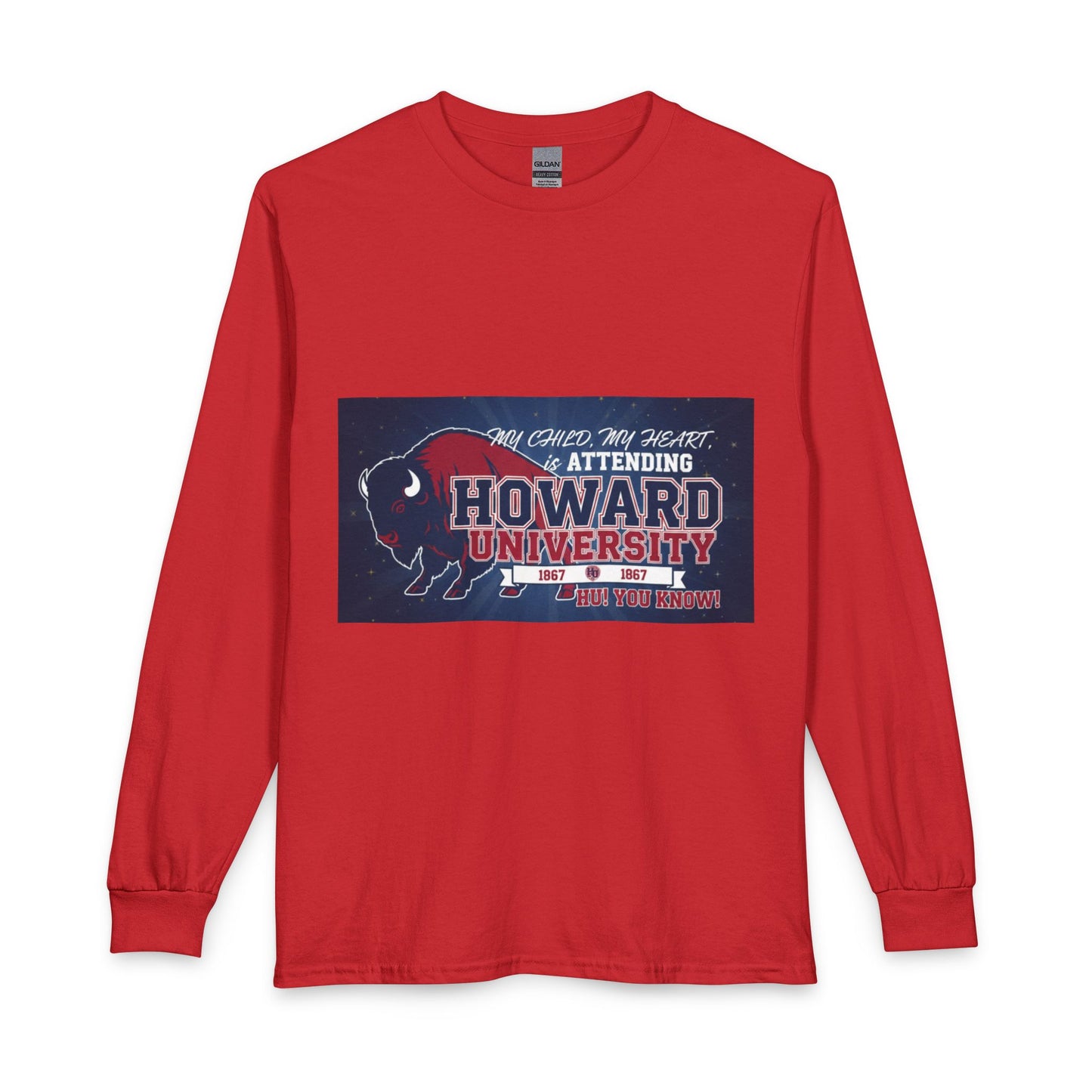 Howard University Pride Family Statement/Unisex Long Sleeve T-Shirt 6