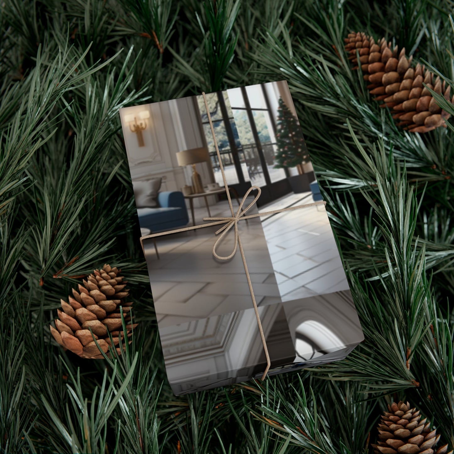 Elegant Blue Holiday Wrapping Paper Collection – Elevate Your Gifts with Sophisticated Style