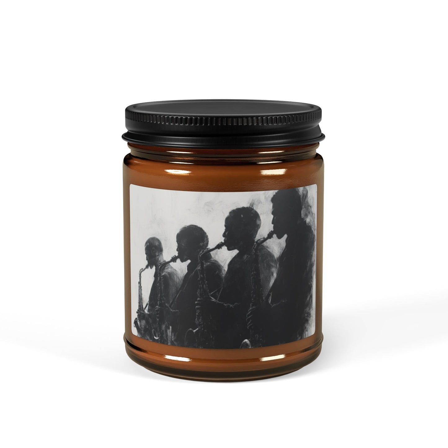 Harmony and Soul Scented Black Excellence Soy Candle 6