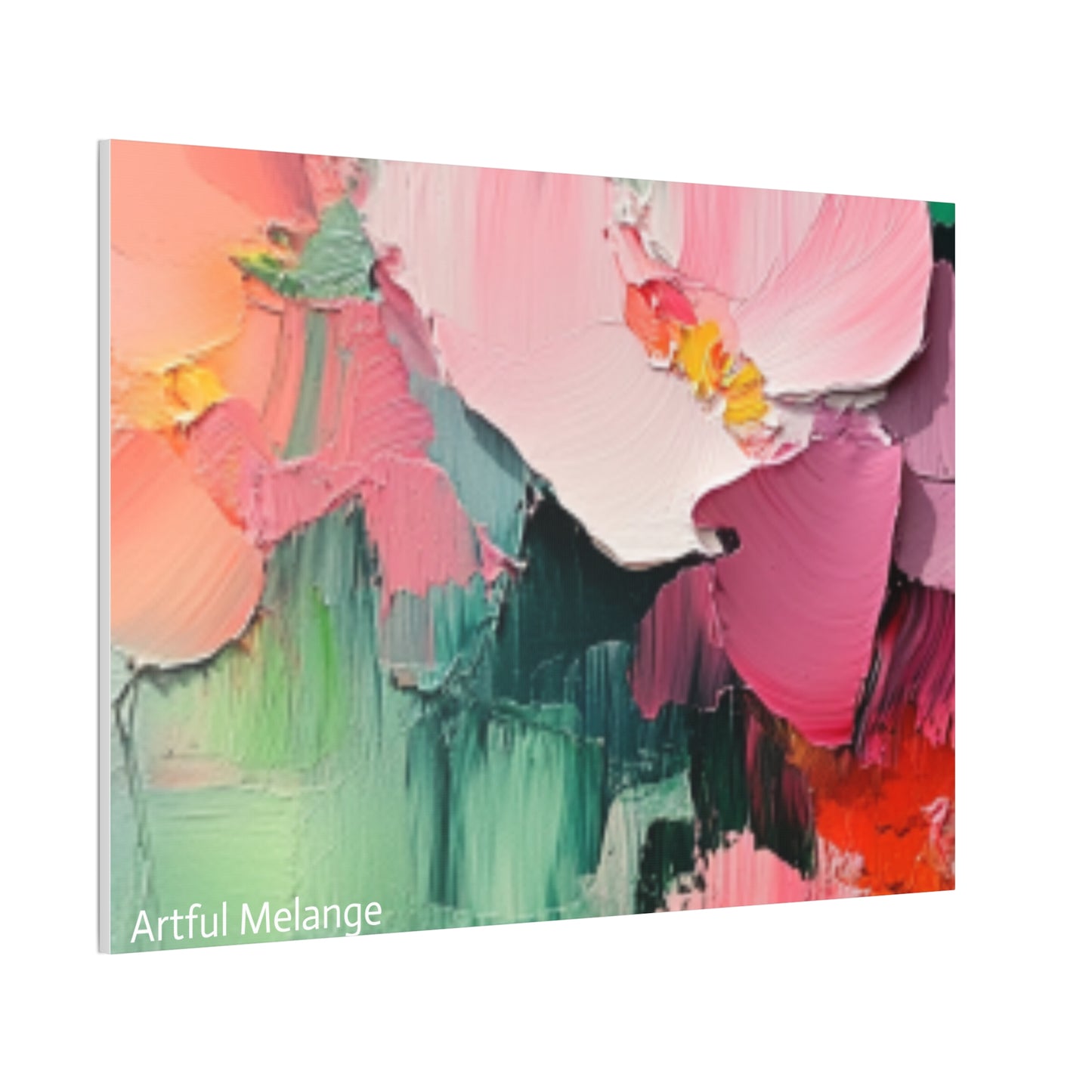 Acrylic Abstract Canvas Print - Richly Textured Artistry