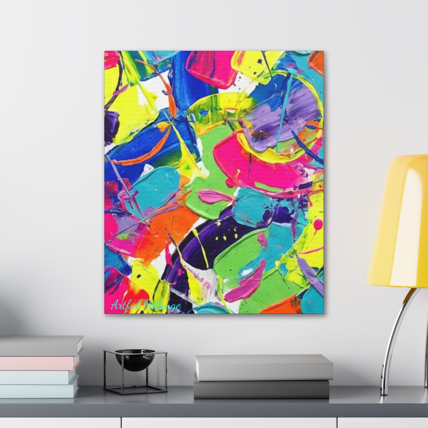 Acrylic Abstract Canvas Print - Richly Textured Artistry