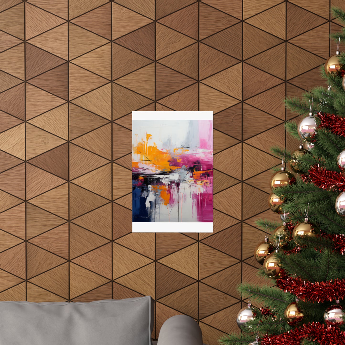 Radiant Harmony Matte Vertical Canvas Poster
