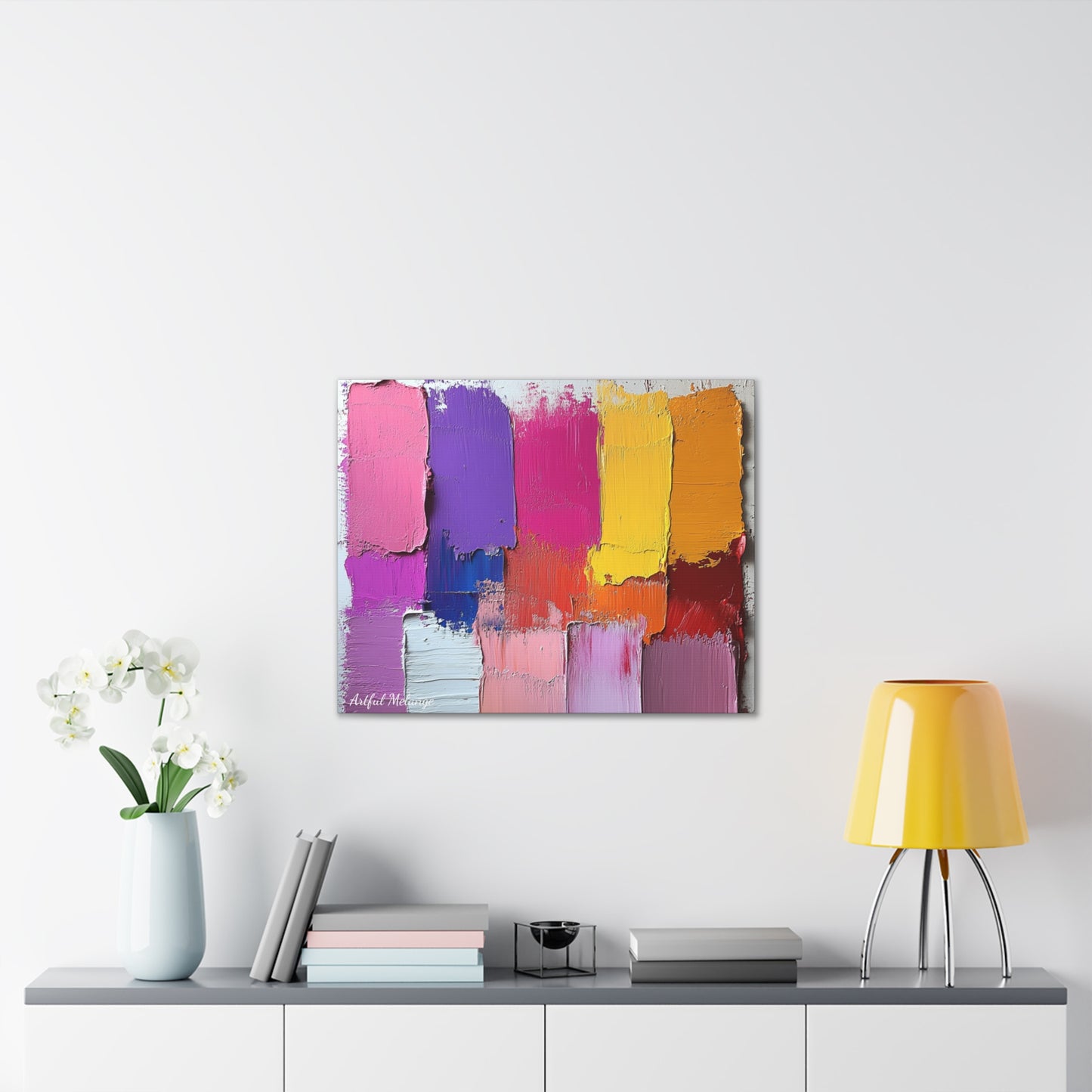Acrylic Abstract Canvas Print - Richly Textured Artistry