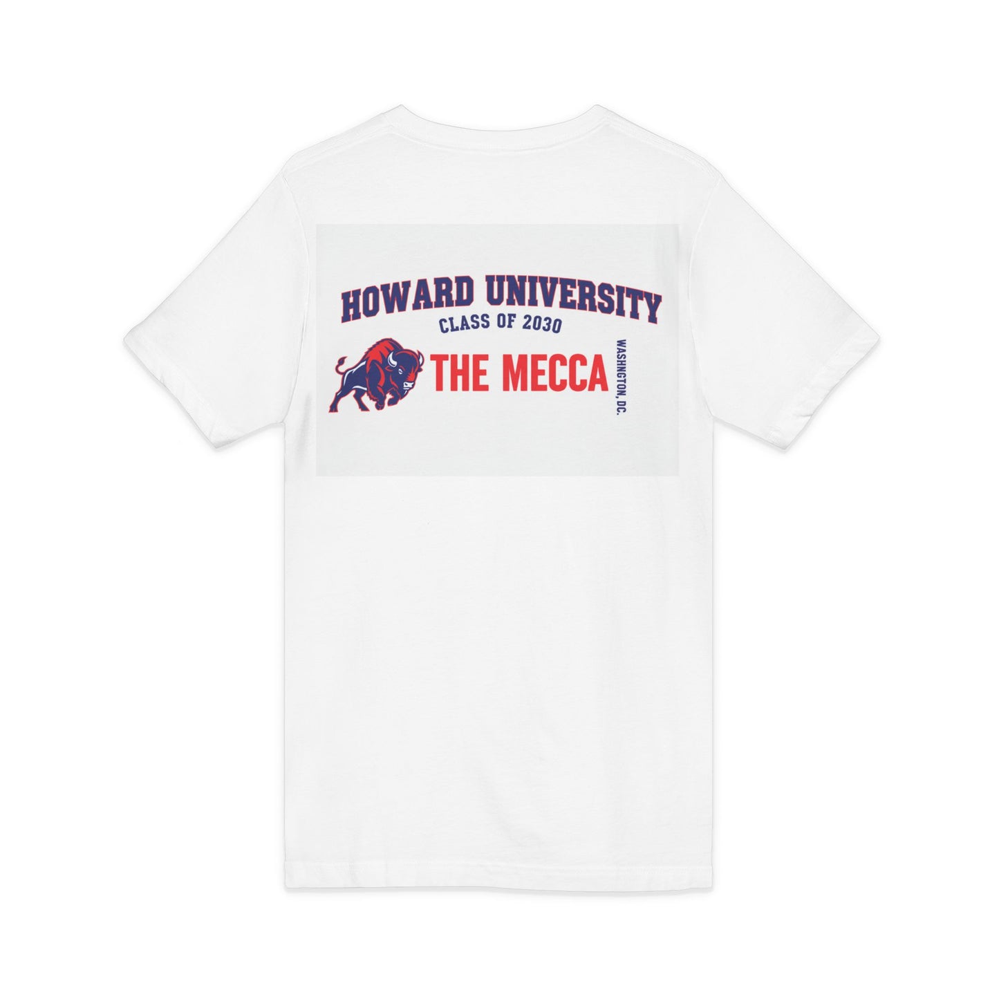 Howard University Class of 2030 Unisex V-Neck T-Shirt | The Mecca Incoming Class Tee