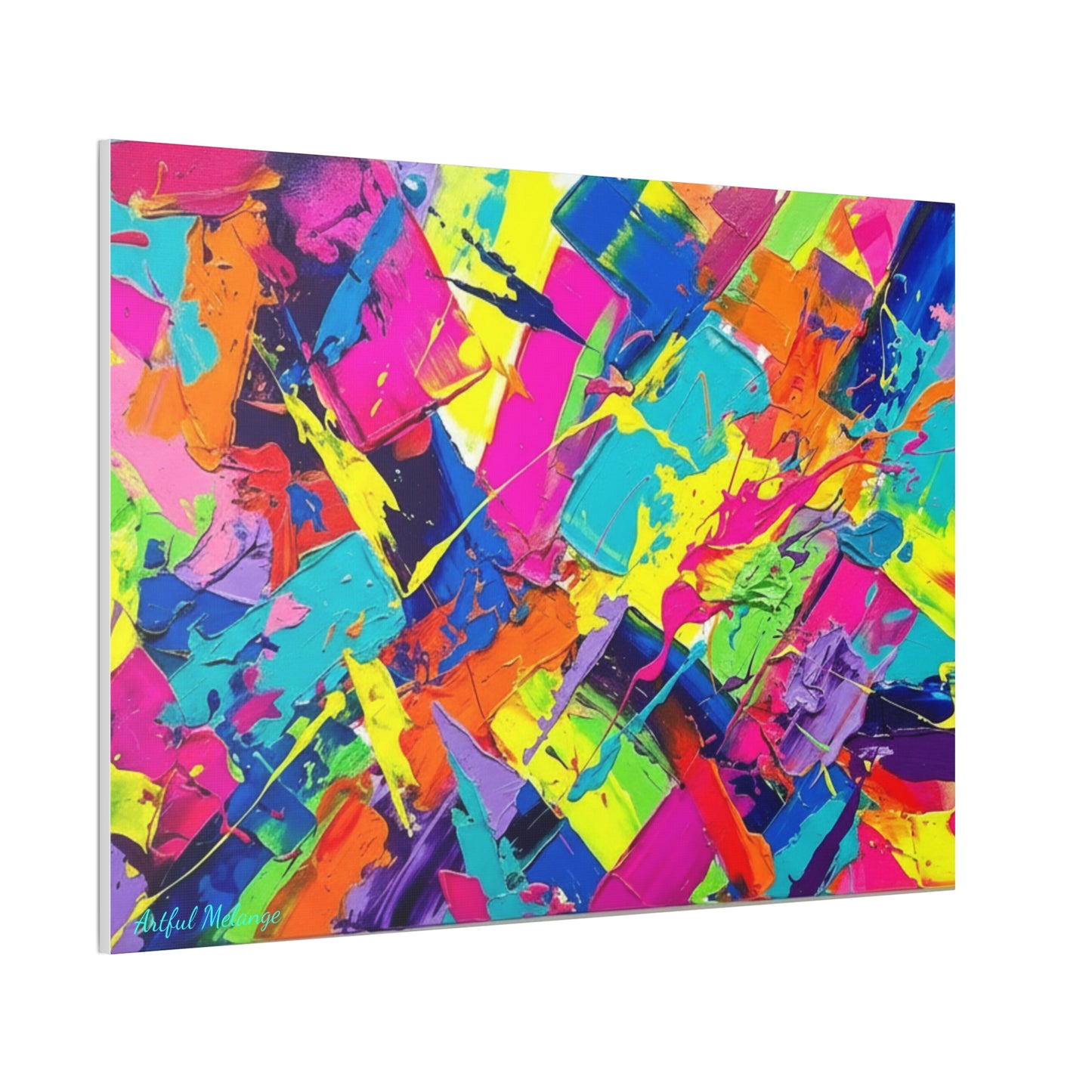 Acrylic Abstract Canvas Print - Richly Textured Artistry