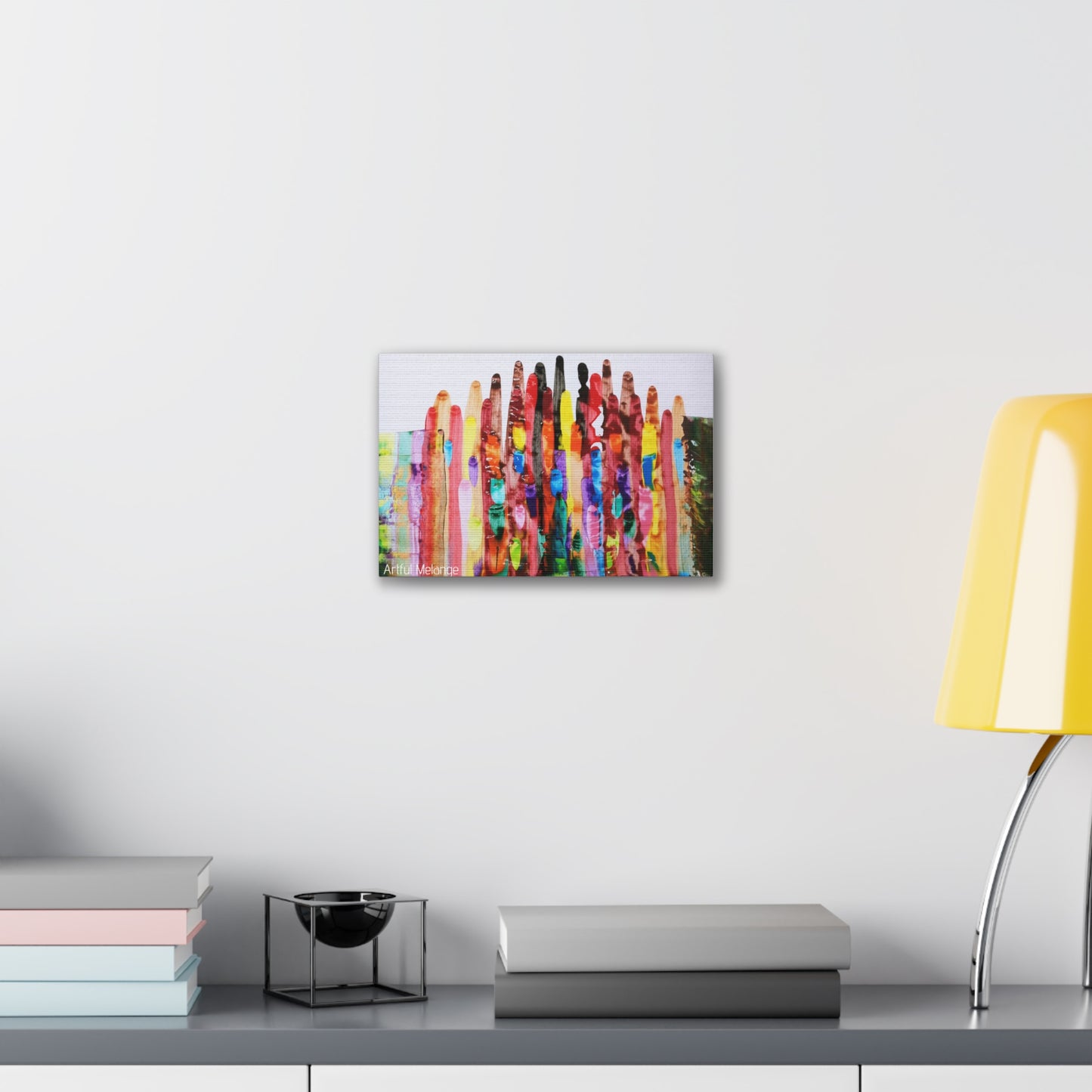 Primary Elegance: A Symphony of Sophistication Canvas Print