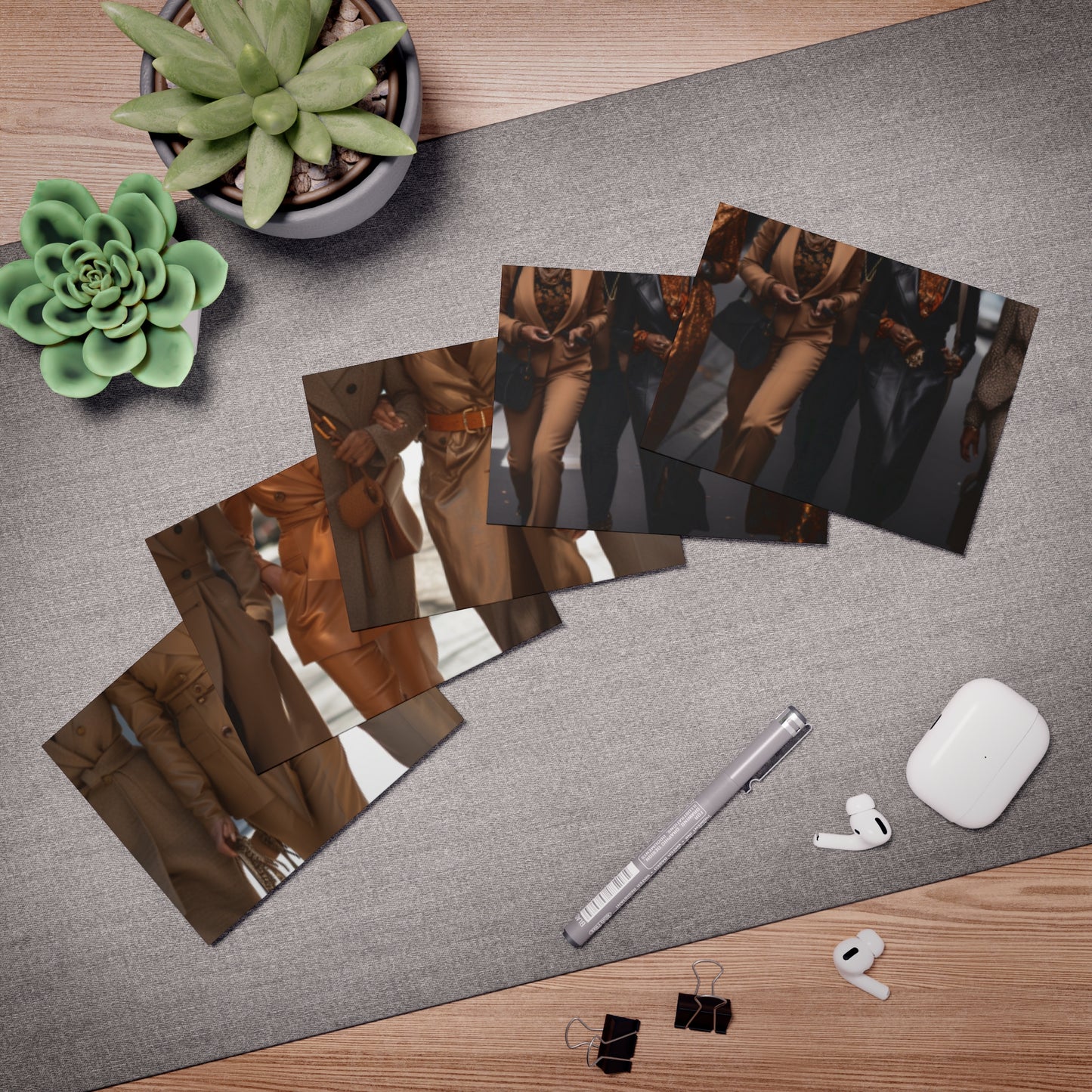 Melanin Muses: Celebrating Galentine's on Park Avenue Notecards(5-Pack)