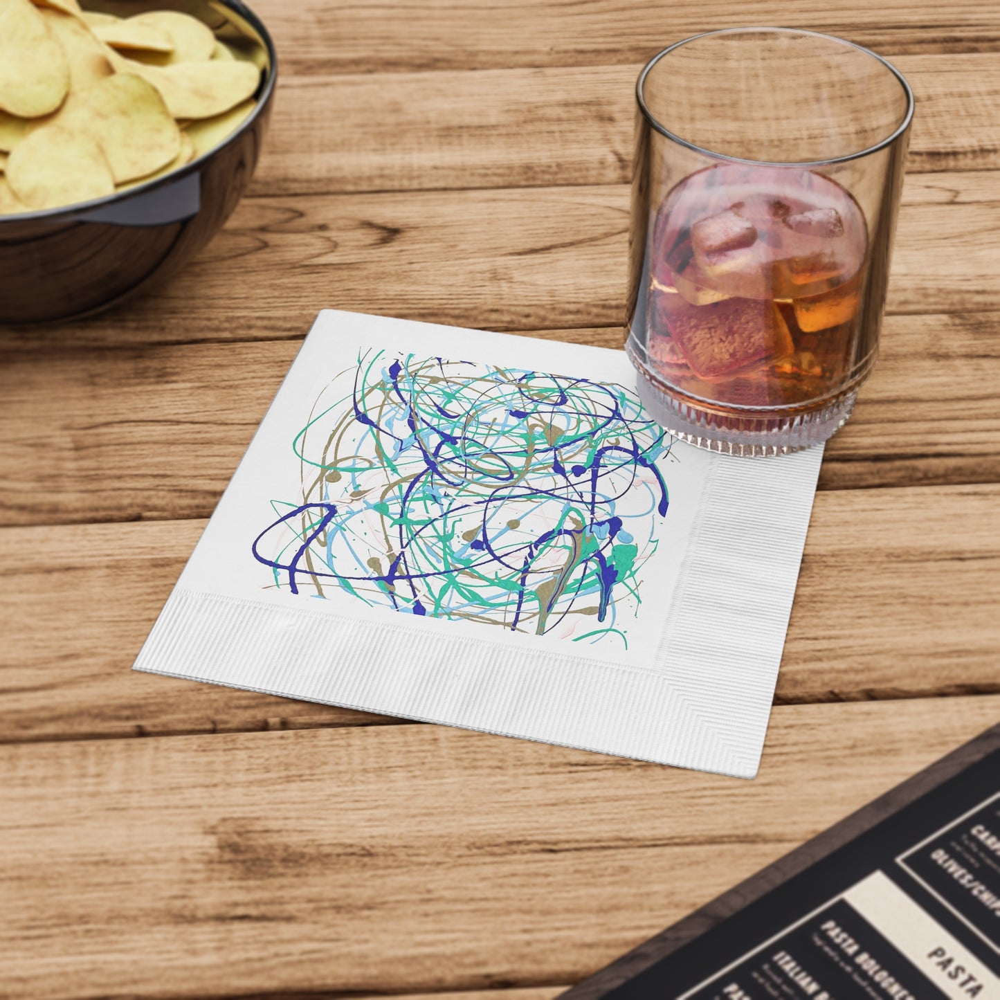 ChromaBlend™ Artistry Abstract Art Napkins”