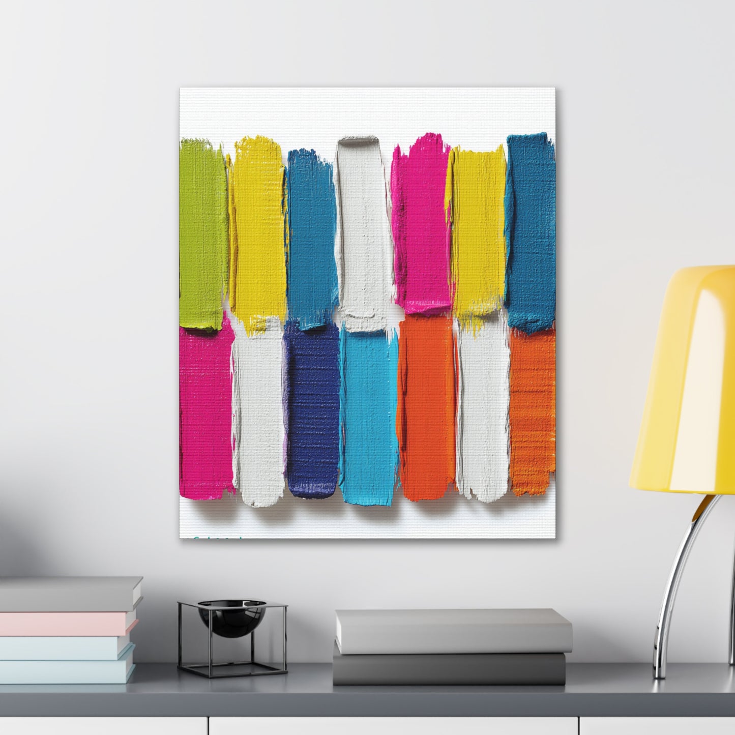 Acrylic Abstract Canvas Print - Richly Textured Artistry