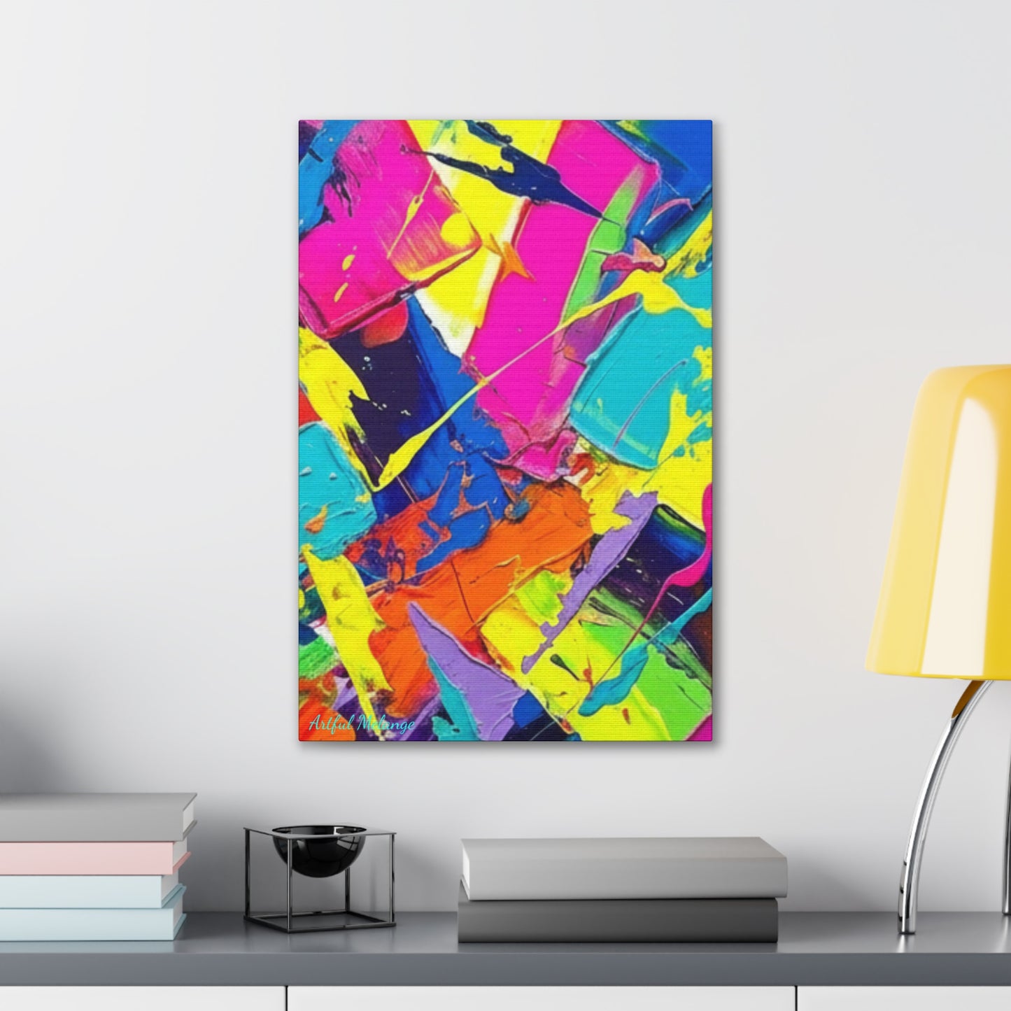 Acrylic Abstract Canvas Print - Richly Textured Artistry