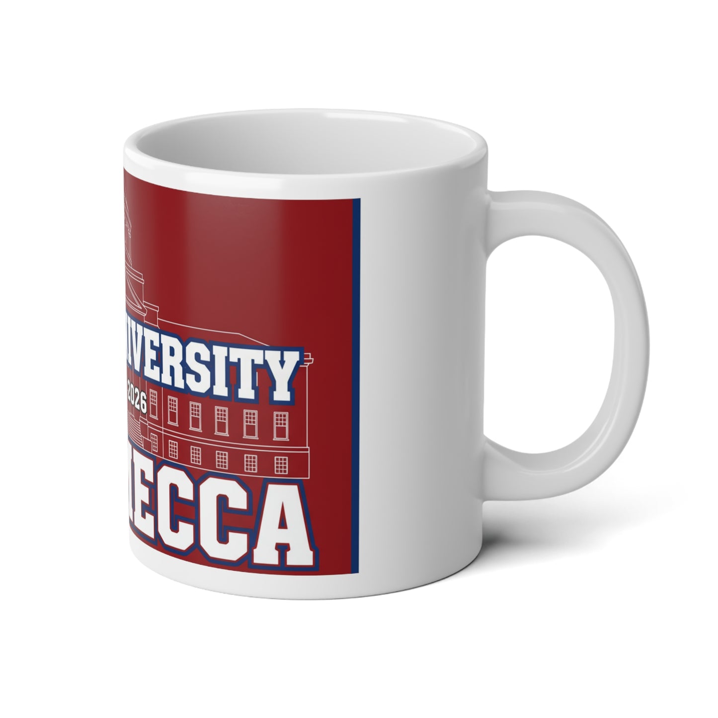 Howard University Class of 2026 Mug – The Mecca Bison Pride,Jumbo Mug 4, 20oz